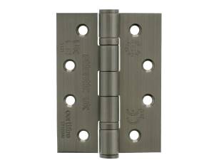 AH1433MBN Atlantic Ball Bearing Hinges Grade 13 Fire Rated 4" x 3" x 3mm - Matt Gun Metal