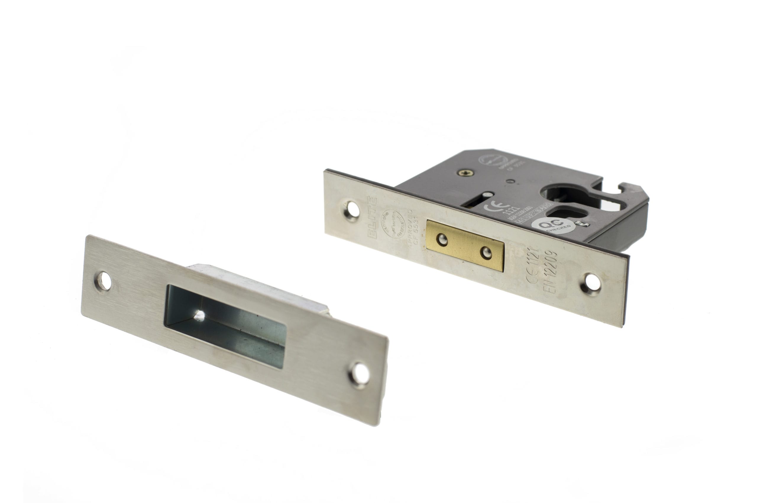 ALKDEADE25PN Atlantic Euro Deadlock [CE] 2.5" - Polished Nickel