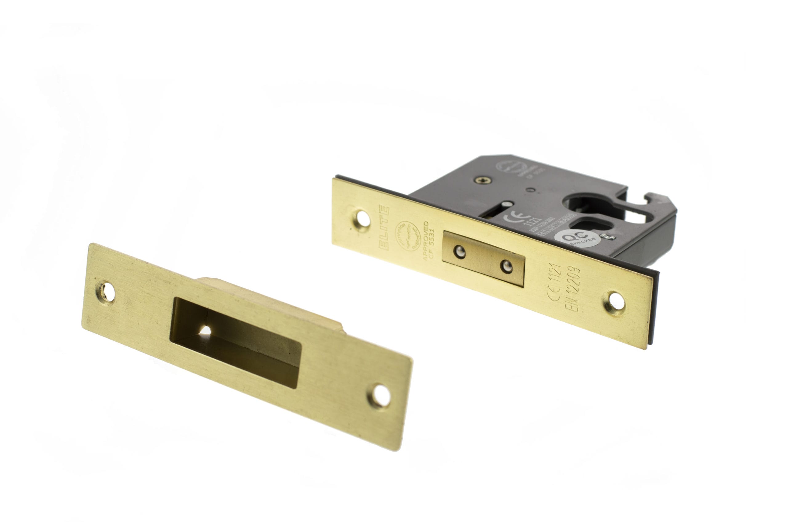 ALKDEADE25SB Atlantic Euro Deadlock [CE] 2.5" - Satin Brass