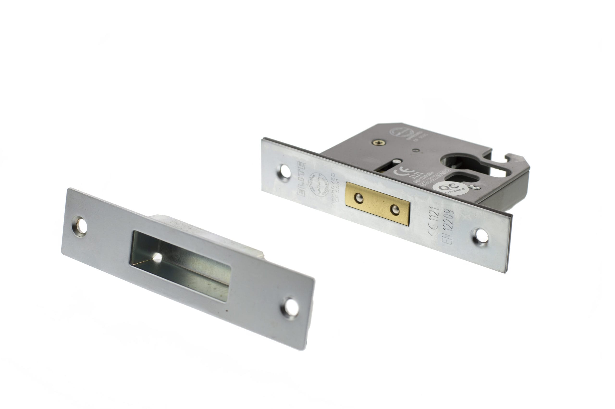 ALKDEADE25SC Atlantic Euro Deadlock [CE] 2.5" - Satin Chrome
