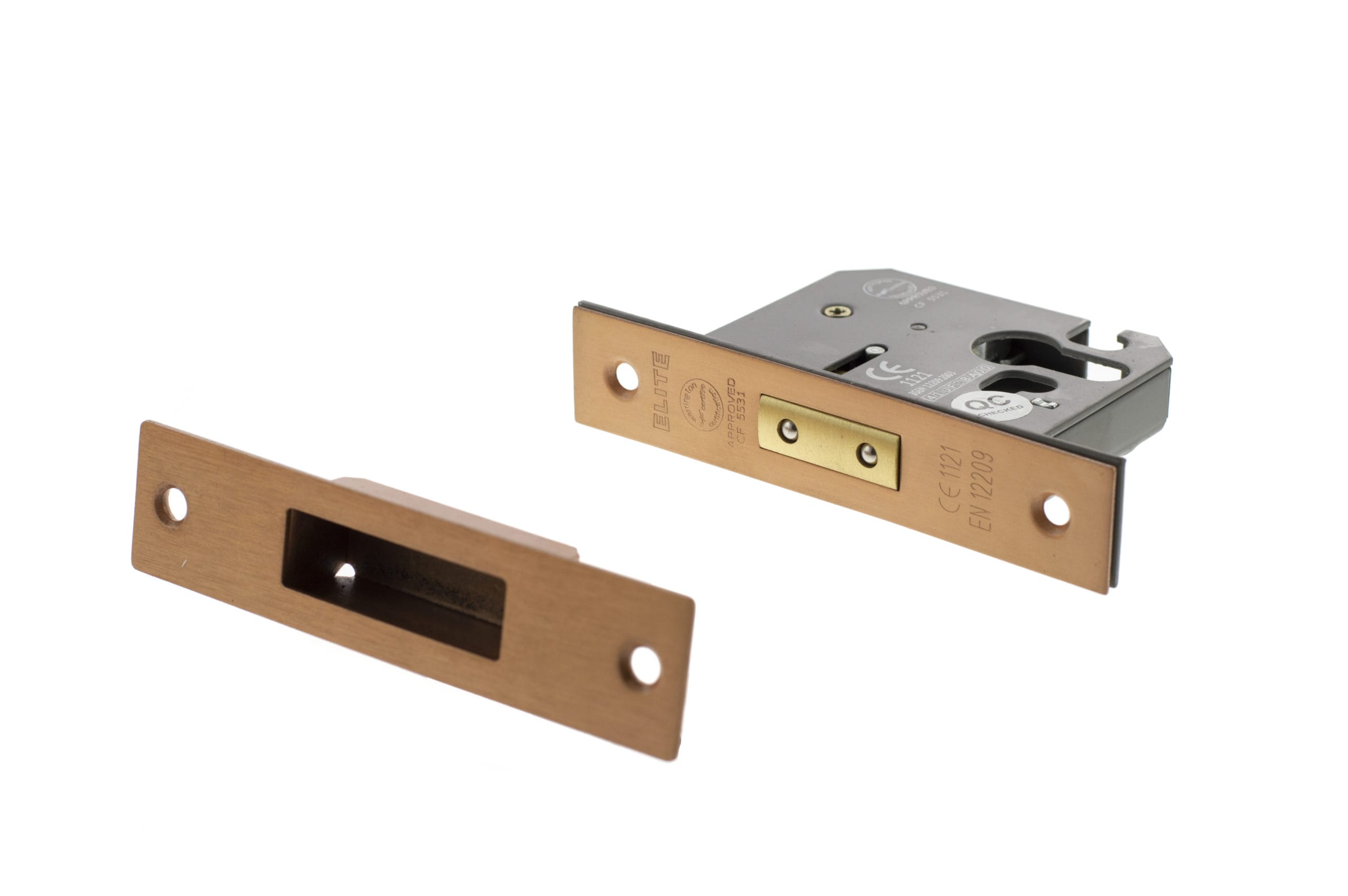 ALKDEADE25USC Atlantic Euro Deadlock [CE] 2.5" - Urban Satin Copper