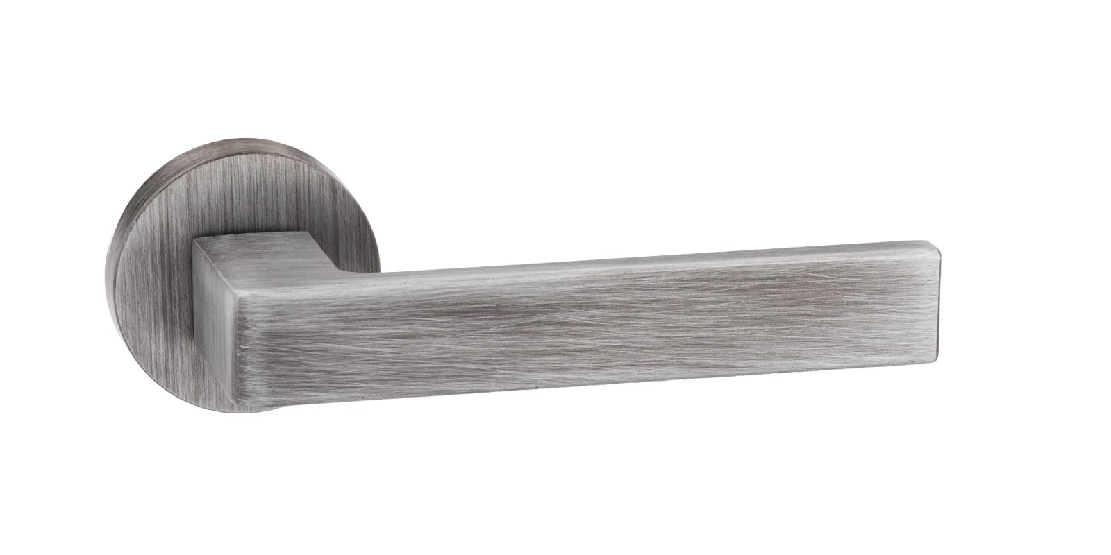 FMR254UG Forme Asti Lever Door Handle on Minimal Round Rose - Urban Graphite