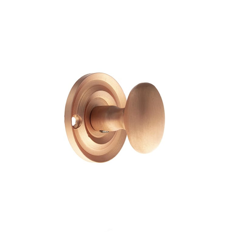 OEOWCUSC Old English Solid Brass Oval WC Turn and Release - Urban Satin Copper