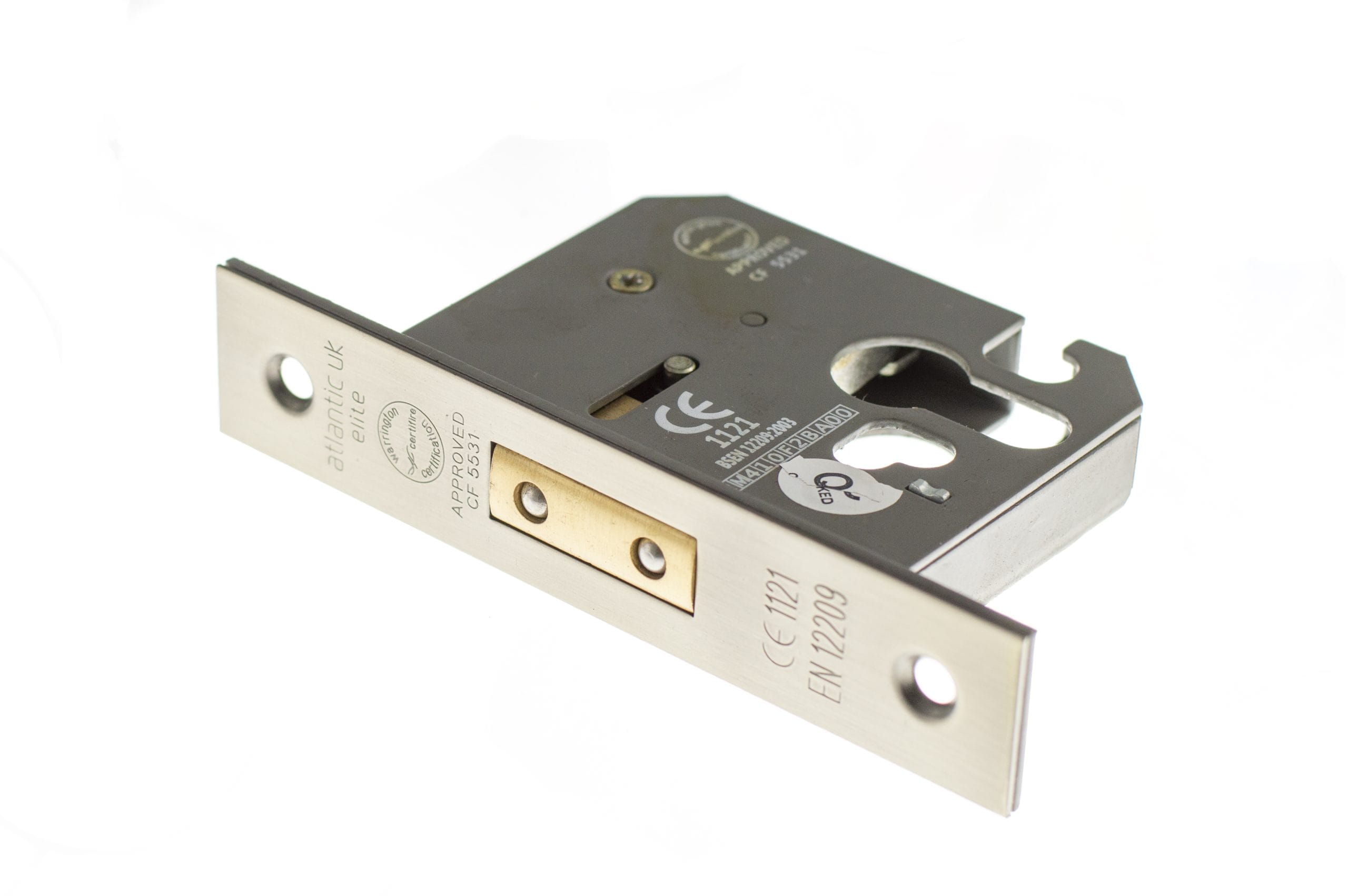 ALKDEADE3MBN Atlantic Euro Deadlock [CE] 3" - Matt Gun Metal
