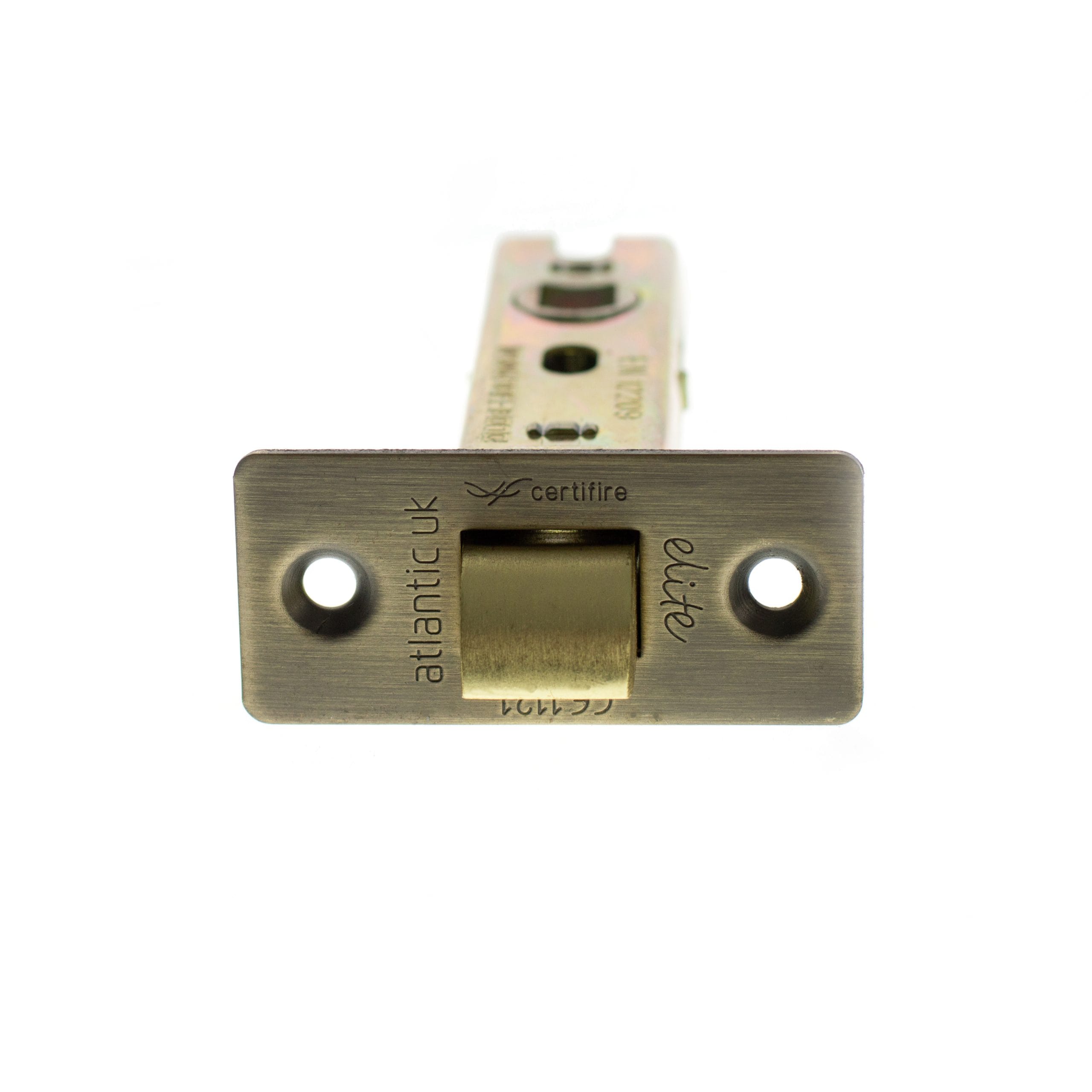 ALCE25MAB Atlantic Fire-Rated CE Marked Bolt Through Tubular Latch 2.5" - Matt Antique Brass