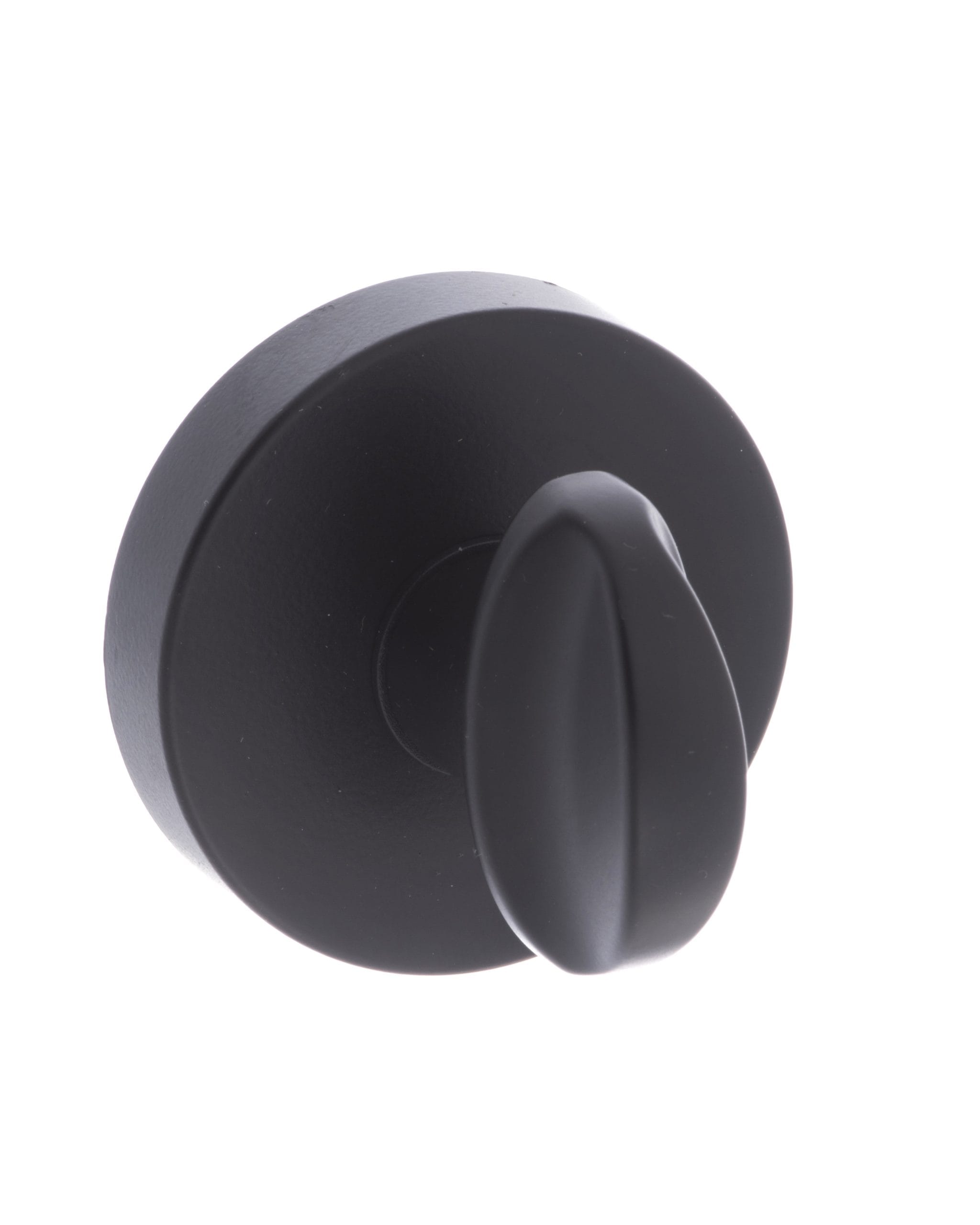 CTFMRWCMB CleanTouch Anti-Bac WC Turn and Release on Minimal Round Rose - Matt Black