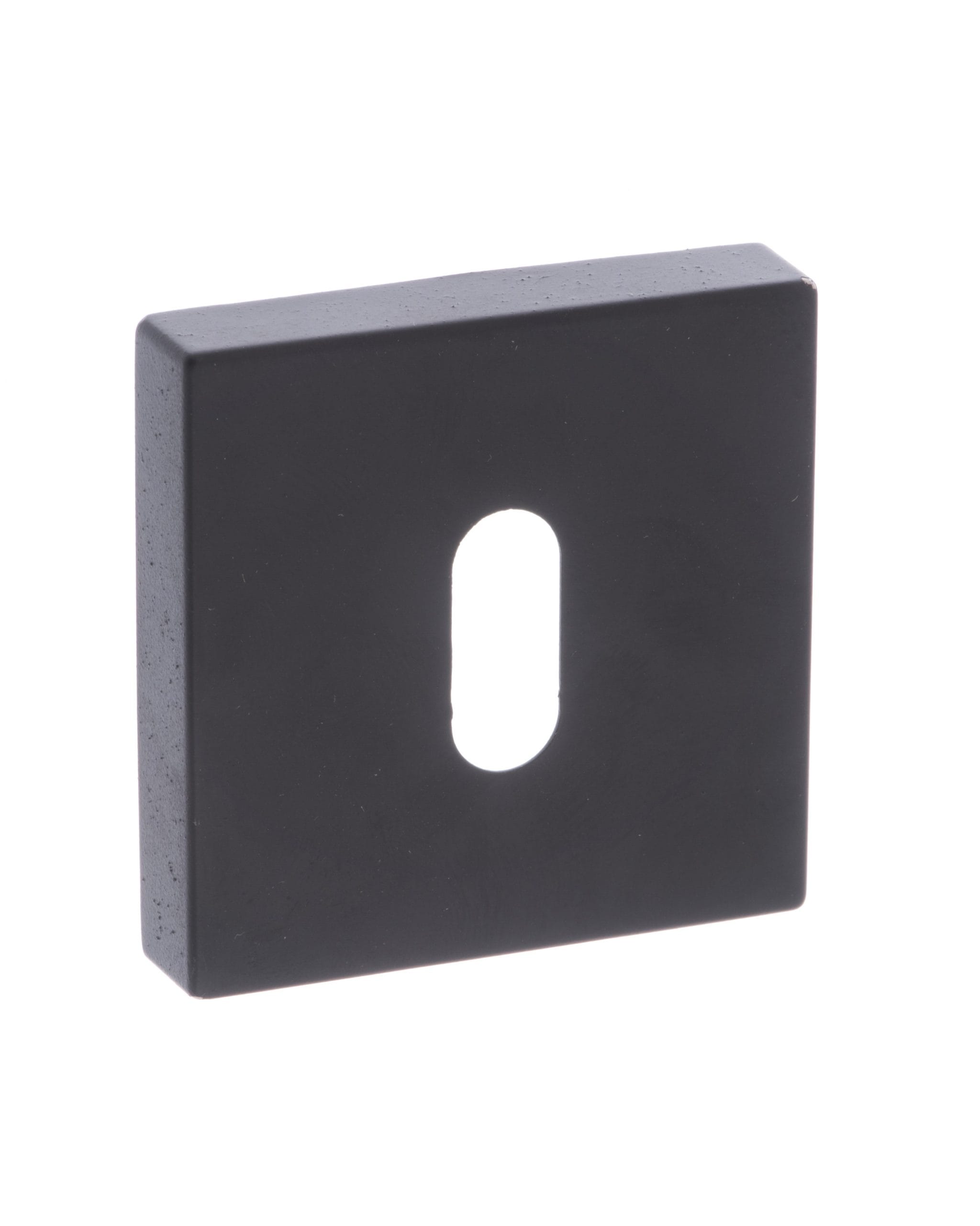 FMSKMB Forme Key Escutcheons on Minimal Square Rose - Matt Black