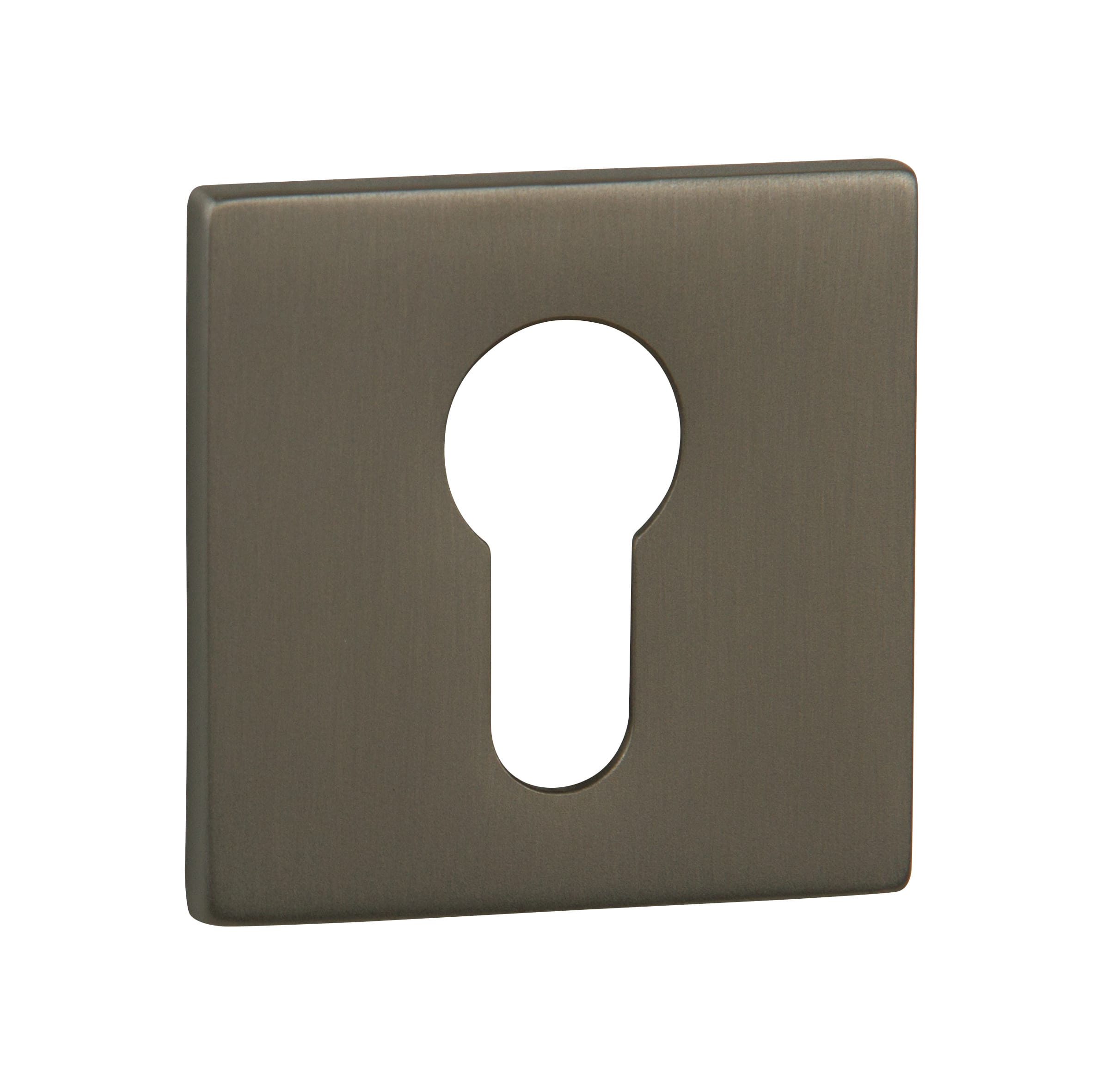 TESCES5STT Tupai Rapido 5S Line Euro Escutcheons on 5mm Slimline Square Rose - Titanium