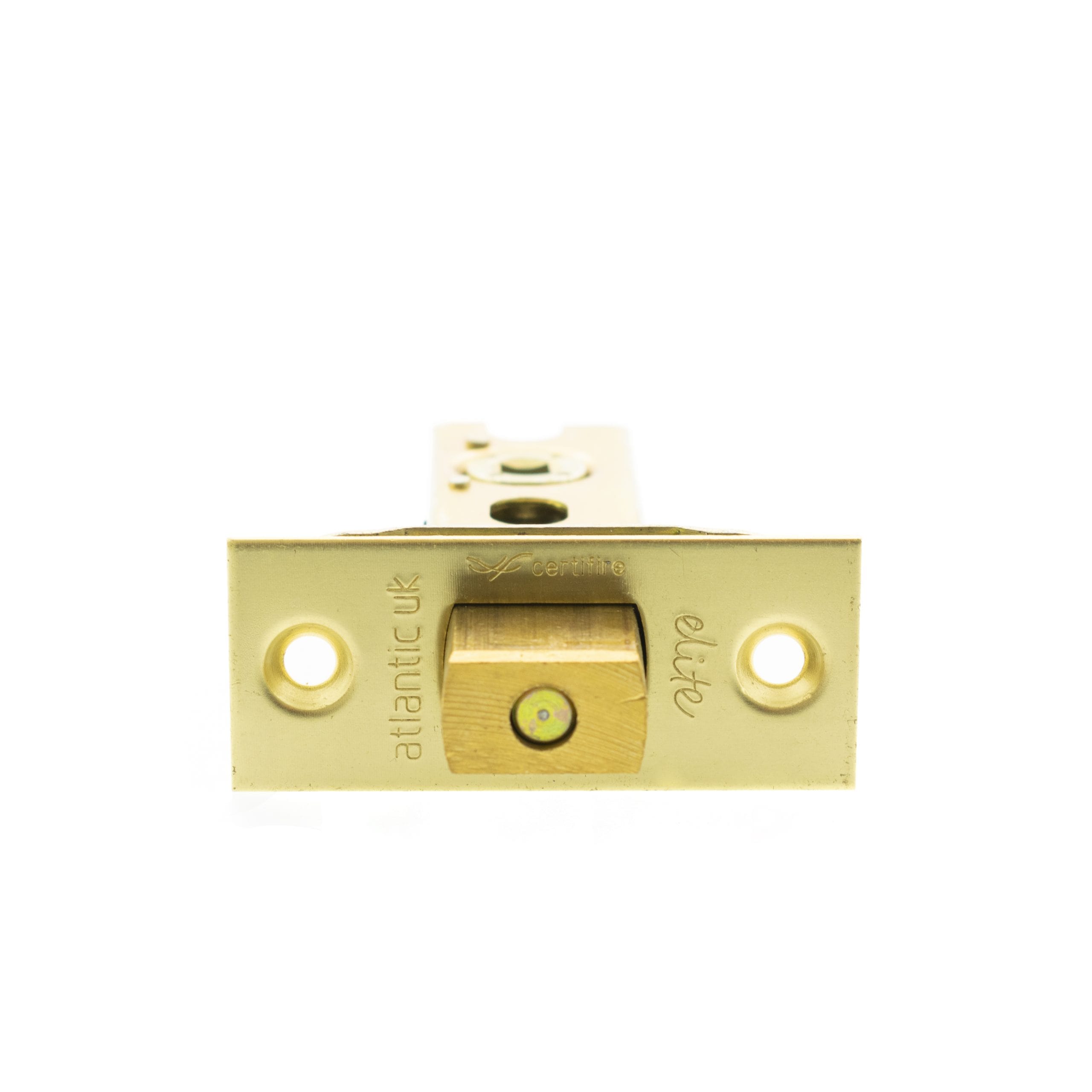 ADBCE25PB Atlantic Fire-Rated CE Marked Bolt Through Tubular Deadbolt 2.5" - Polished Brass