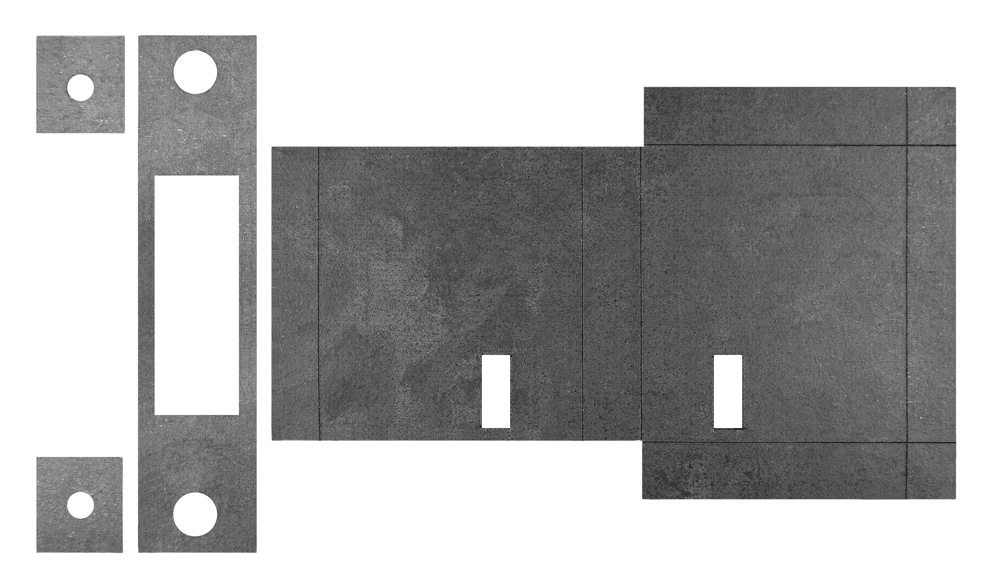 ALKINTDEAD3LKFD30 Atlantic Deadlock - 3LK Intumescent Lock Kit FD30 1mm