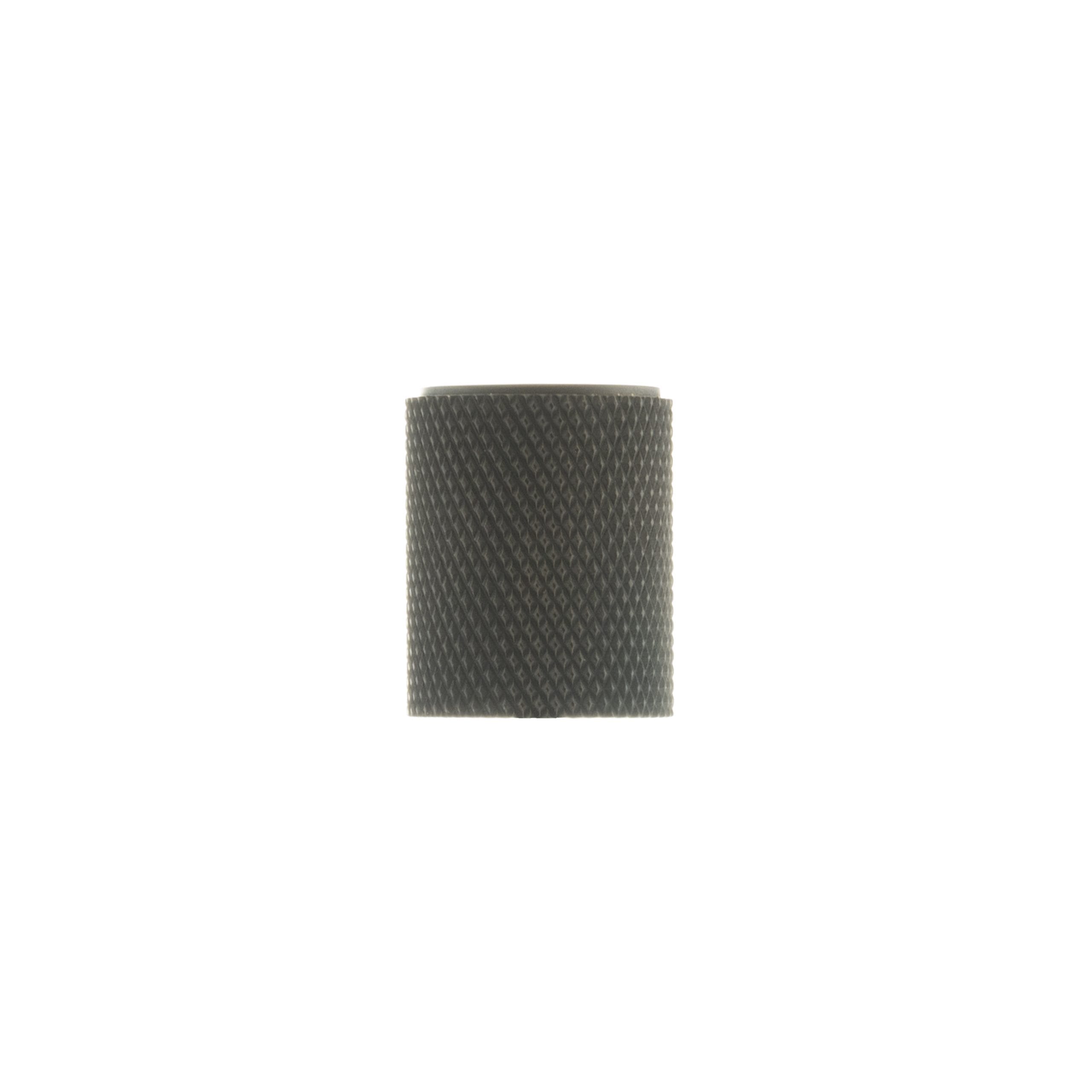 MHCK1820UDB Millhouse Brass Watson Cylinder Knurled Cabinet Knob on Concealed Fix - Urban Dark Bronze