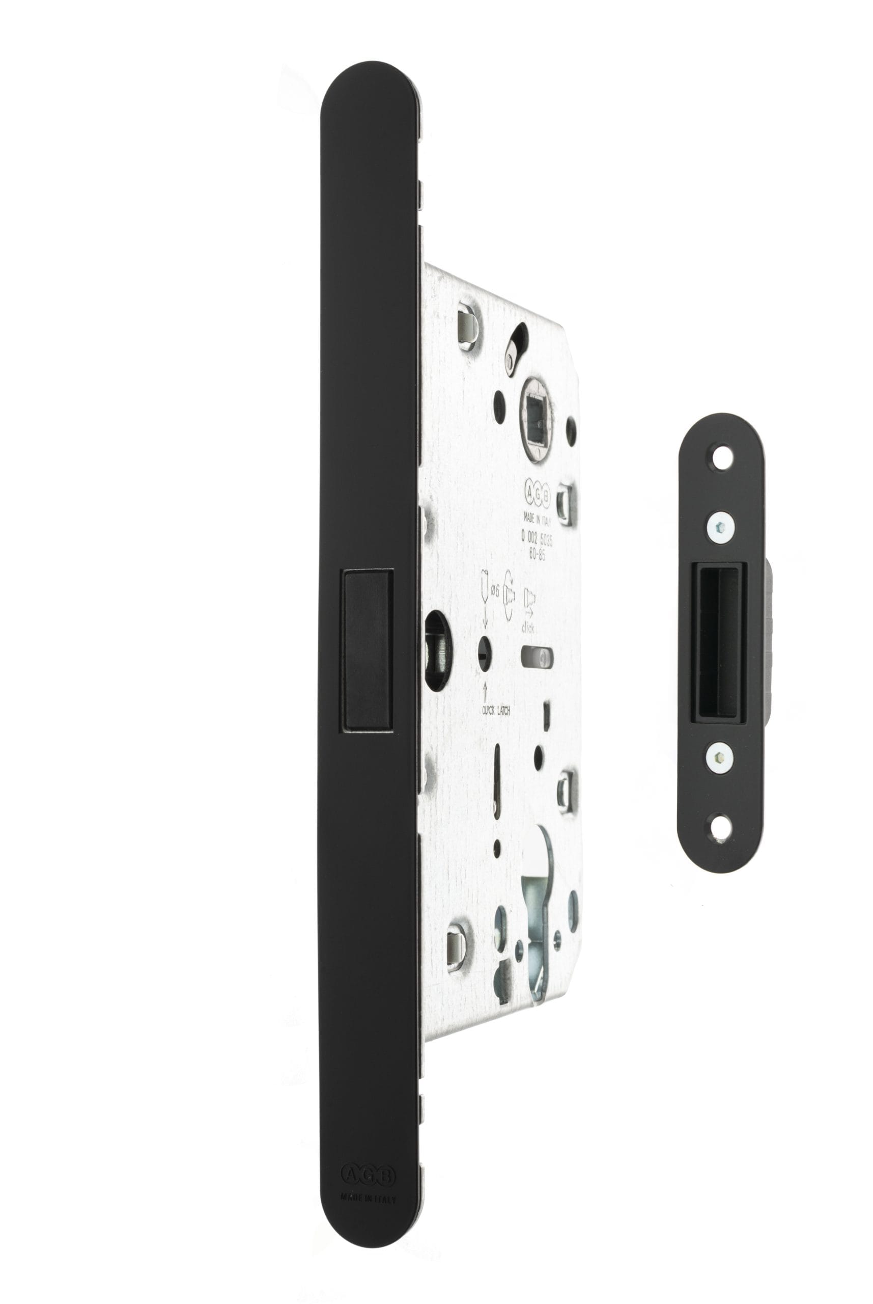 AGBMLEMB AGB Revolution XT Magnetic Euro Profile Sashlock 60mm backset - Matt Black