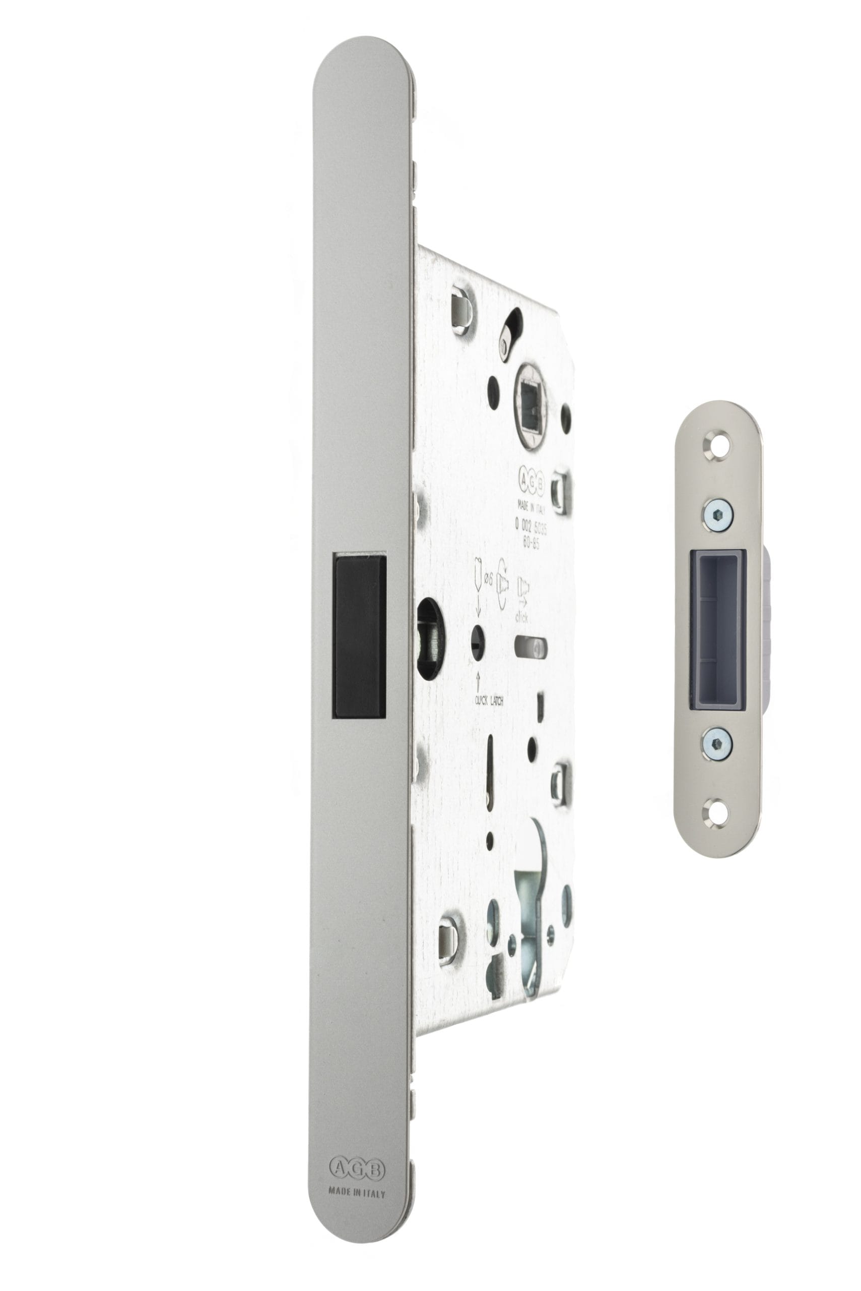 AGBMLESC AGB Revolution XT Magnetic Euro Profile Sashlock 60mm backset - Satin Chrome