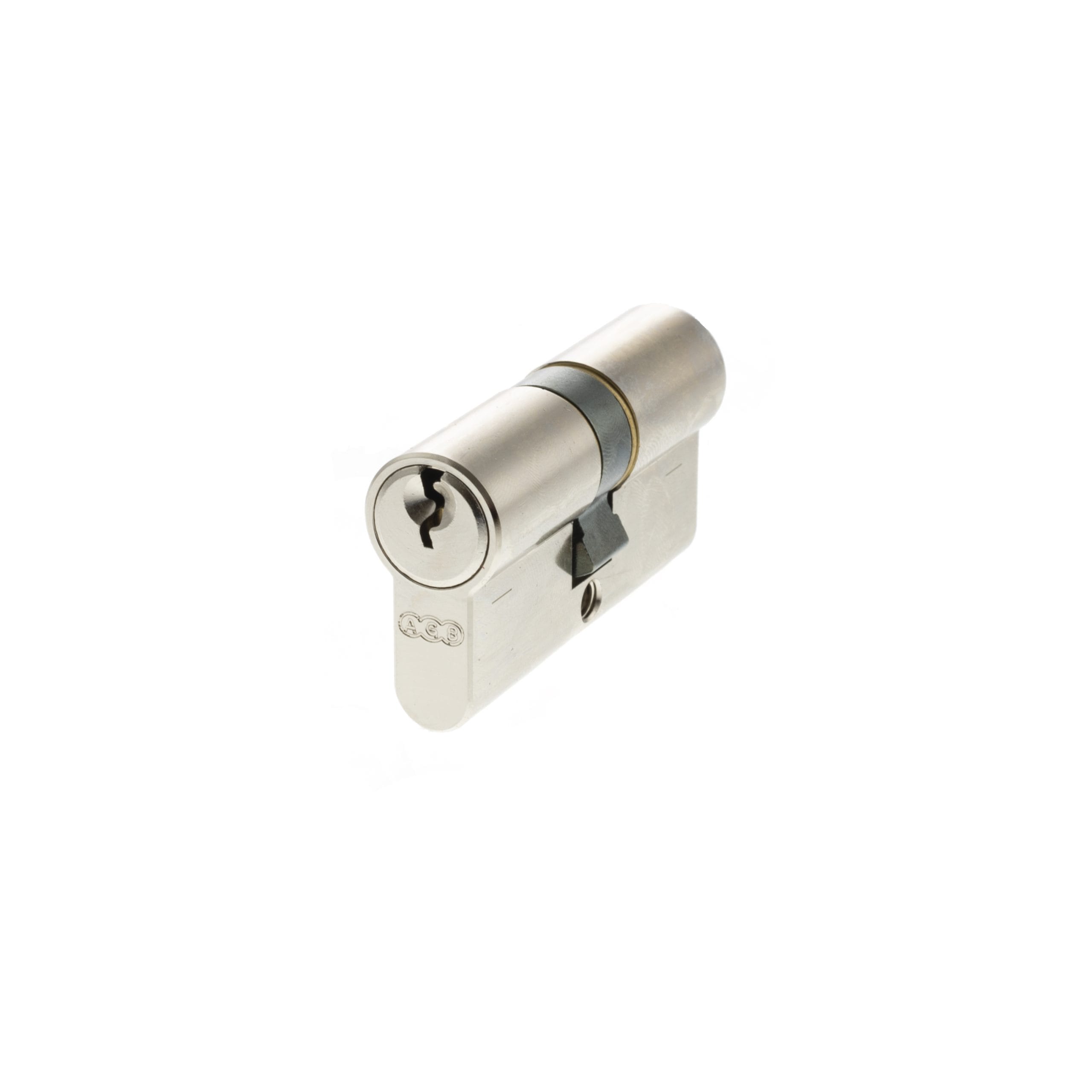 C603062525 AGB Euro Profile 5 Pin Double Cylinder 30-30mm (60mm) - Polished Nickel