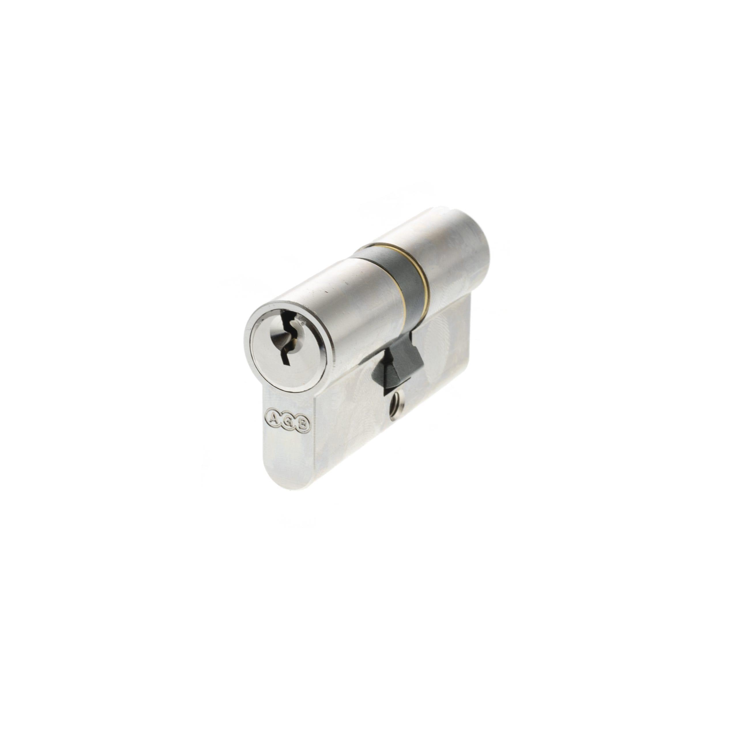 C603302525 AGB Euro Profile 5 Pin Double Cylinder 30-30mm (60mm) - Polished Chrome