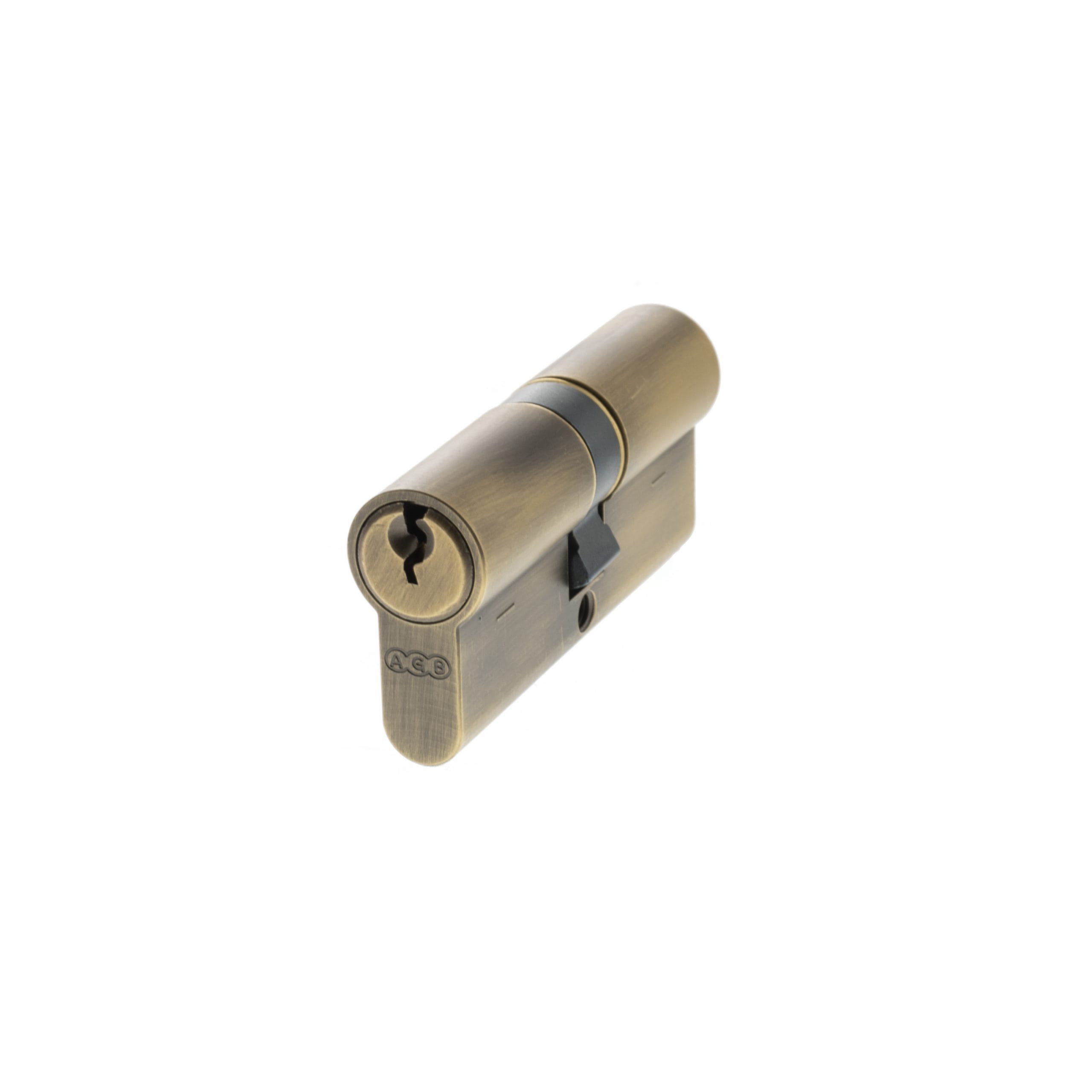C603723030 AGB Euro Profile 5 Pin Double Cylinder 35-35mm (70mm) - Matt Antique Brass