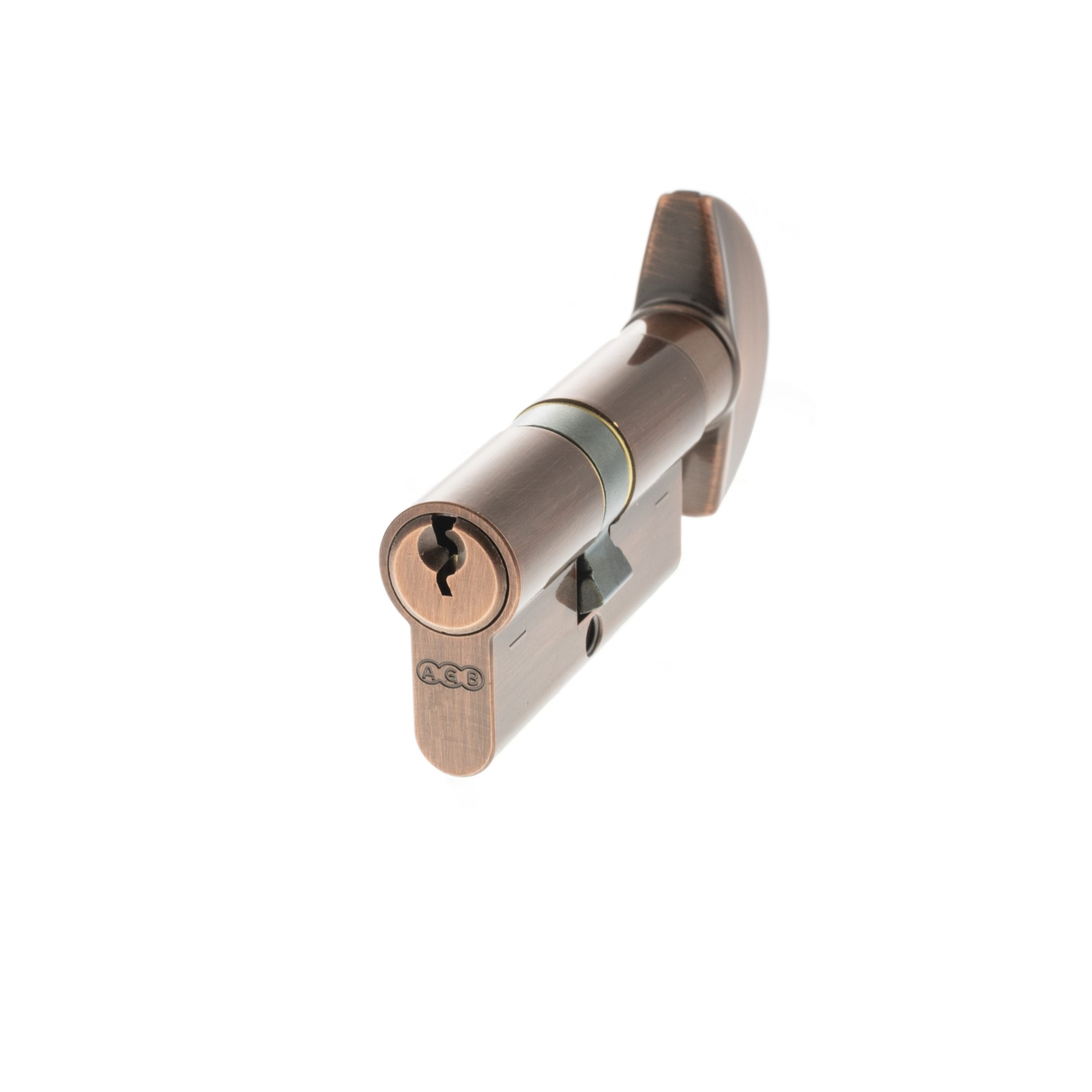 C620022525 AGB Euro Profile 5 Pin Cylinder Key to Turn 30-30mm (60mm) - Copper