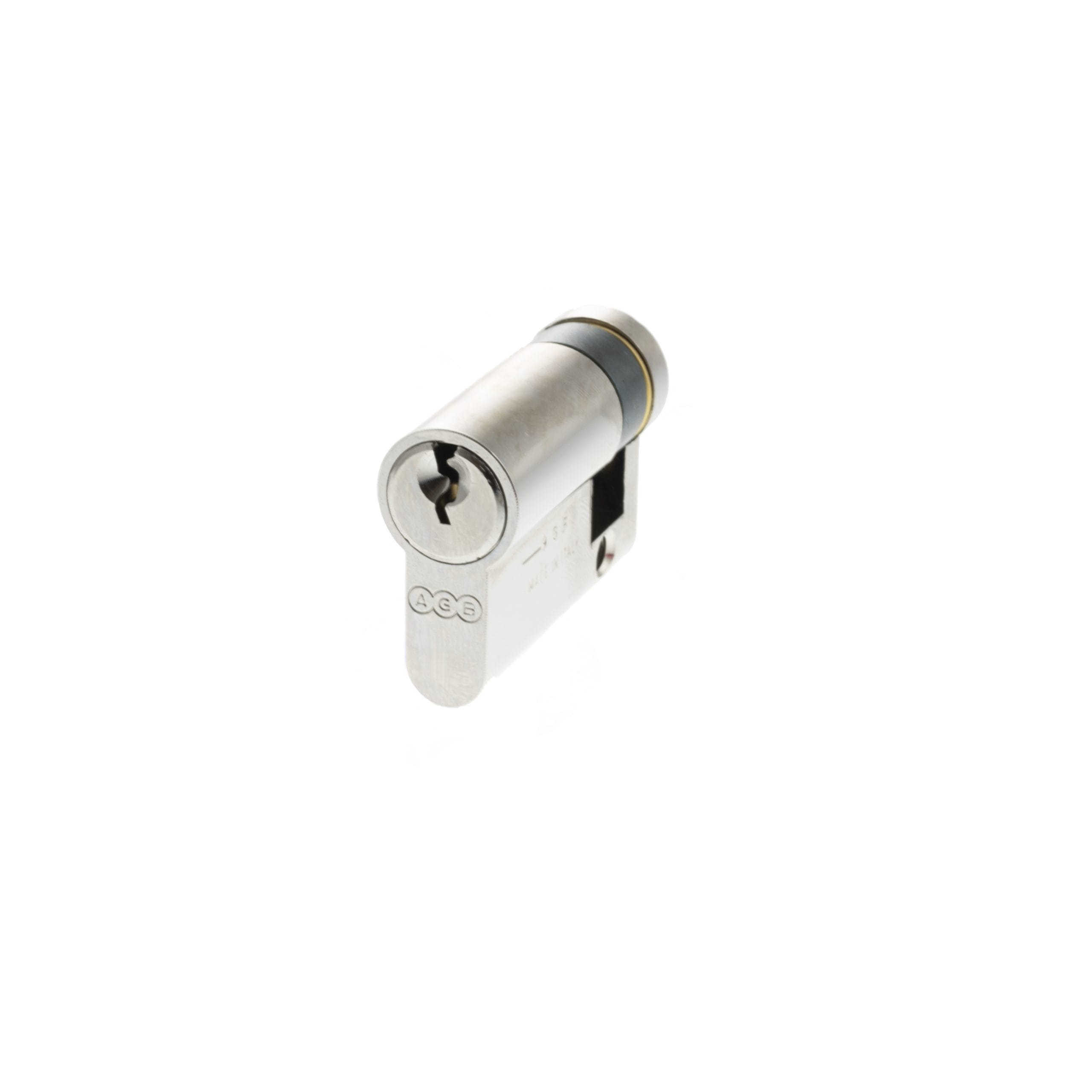 C630300530 AGB Euro Profile 5 Pin Single Cylinder 35-10mm (45mm) - Polished Chrome