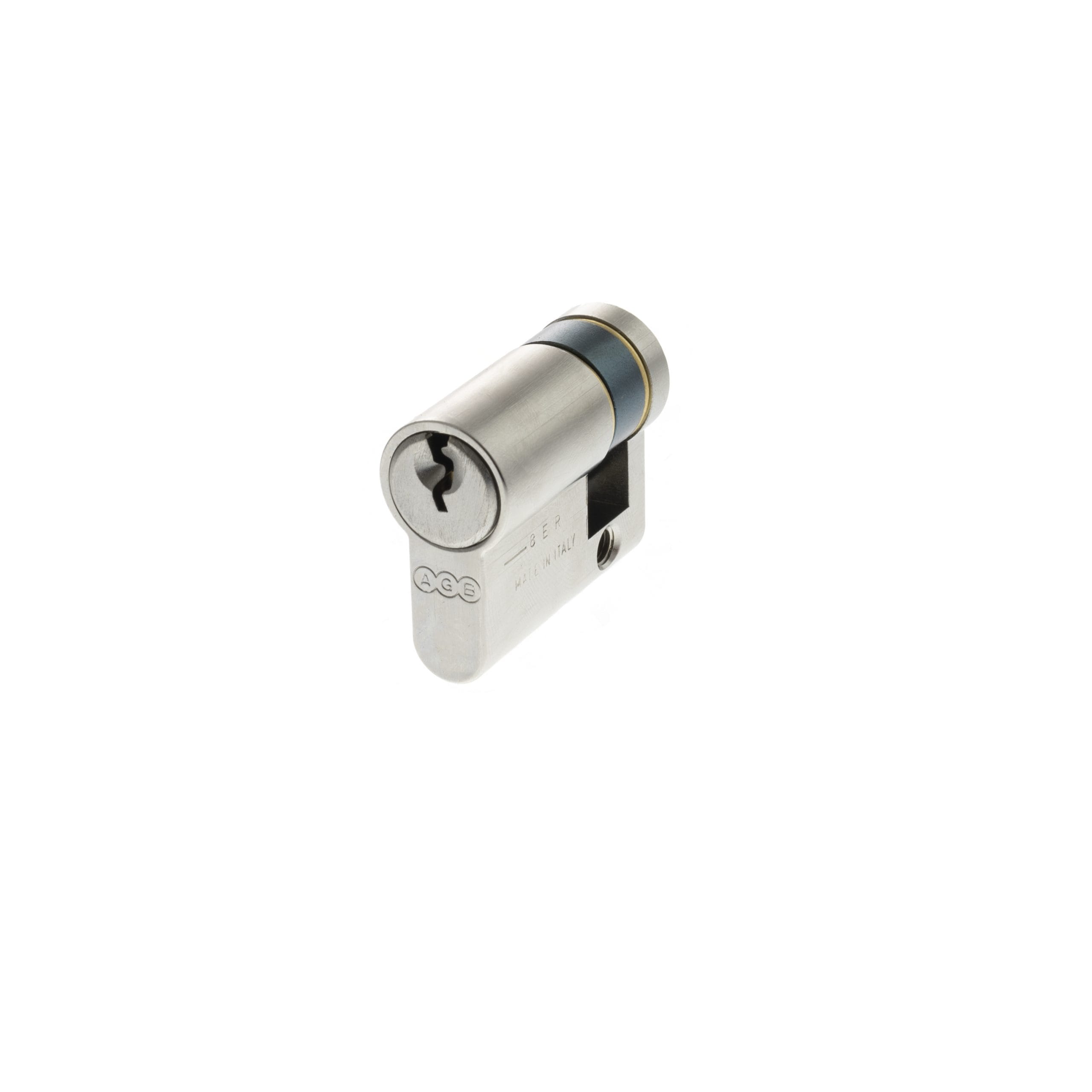 C630320530 AGB Euro Profile 5 Pin Single Cylinder 35-10mm (45mm) - Satin Chrome