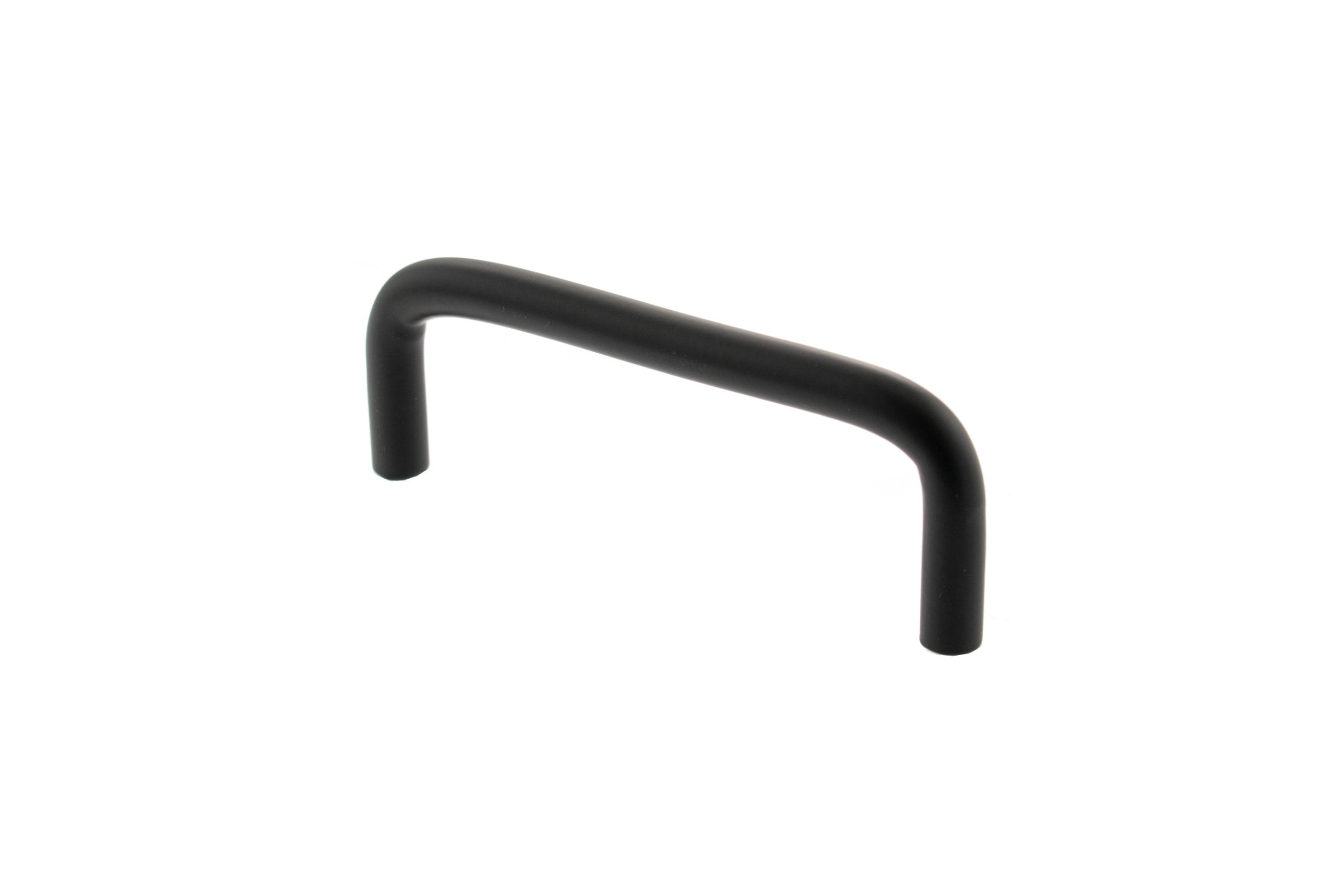 ACPC10010MB Atlantic D Cabinet Pull Handle 100mm x 10mm - Matt Black