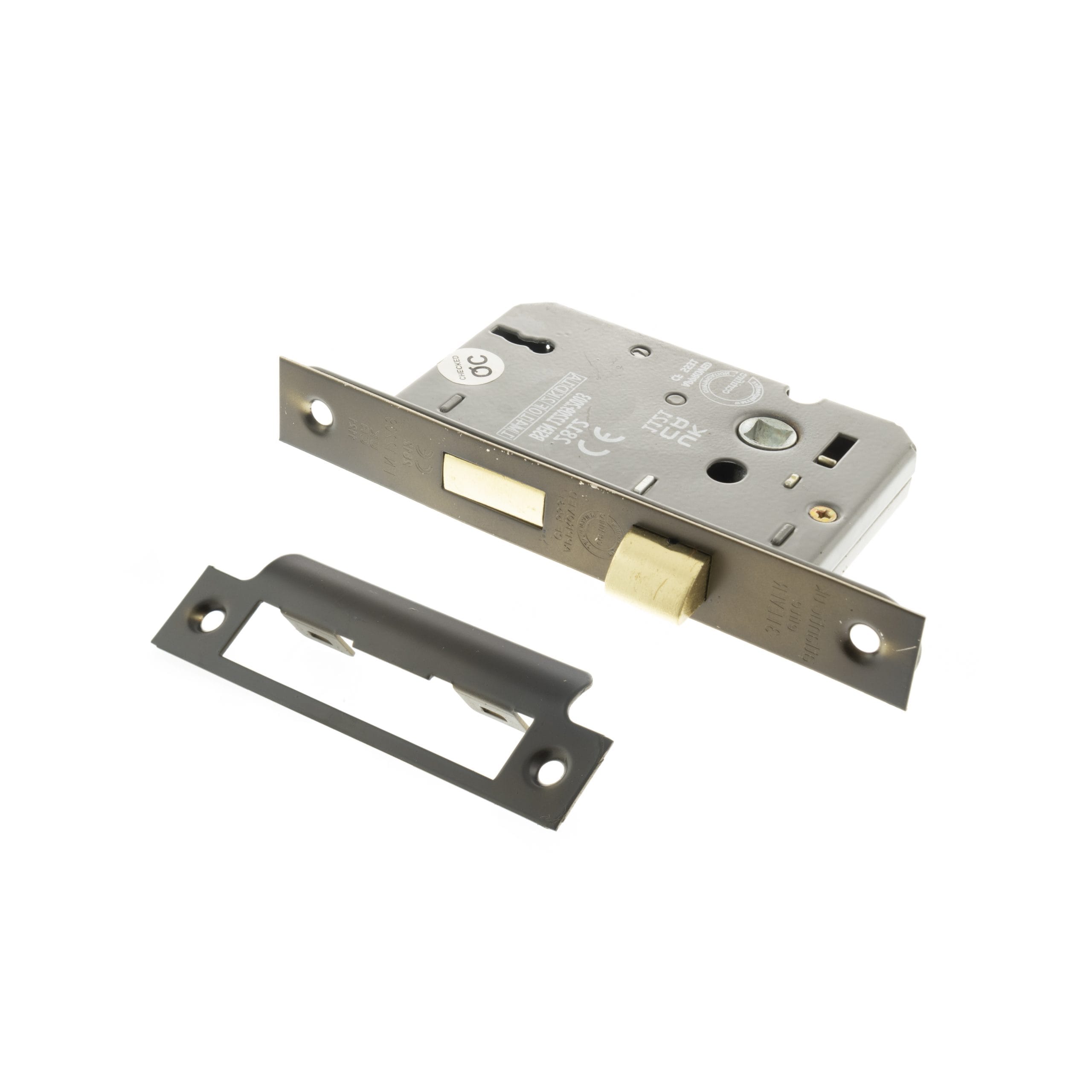 Atlantic 3 Lever Key Sashlock [CE] 2.5" - Urban Dark Bronze - Key-to-differ
