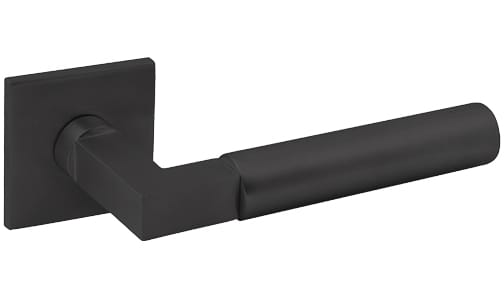 XT4071S5SMB LIMITED EDITION Unbranded Tupai Exclusivo 5S Line Covas Lever Door Handle on 5mm Slimline Square Rose - Pearl Black
