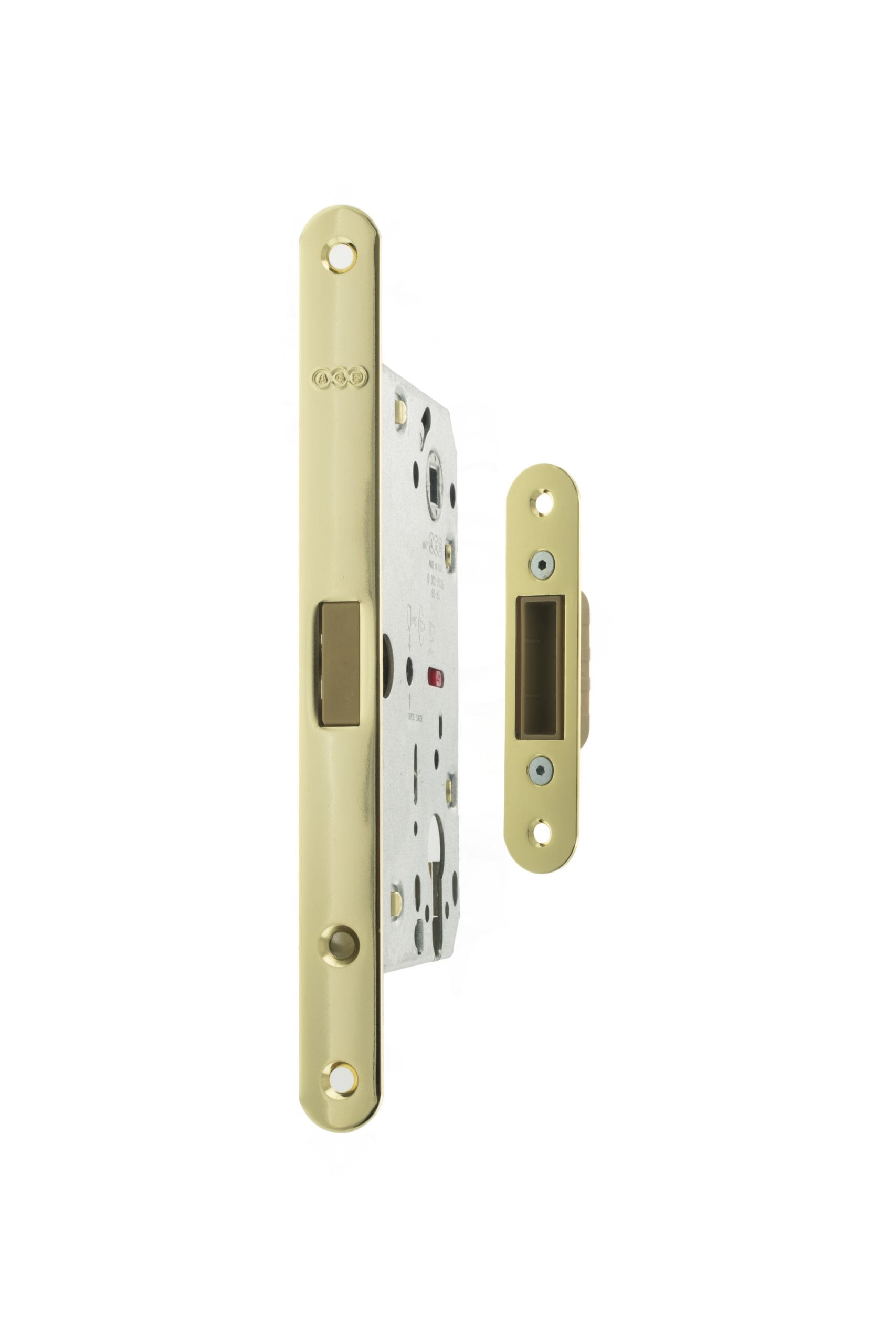 AGB2XTEPB AGB Polaris 2XT Magnetic Euro Profile Sashlock 60mm backset - Polished Brass