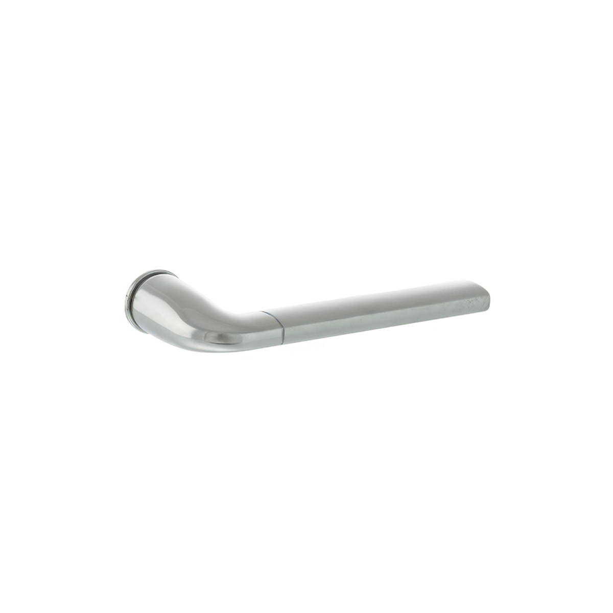 FCR158SCPC Forme Milly Lever Door Handle on Concealed Round Rose - Satin Chrome/Polished Chrome