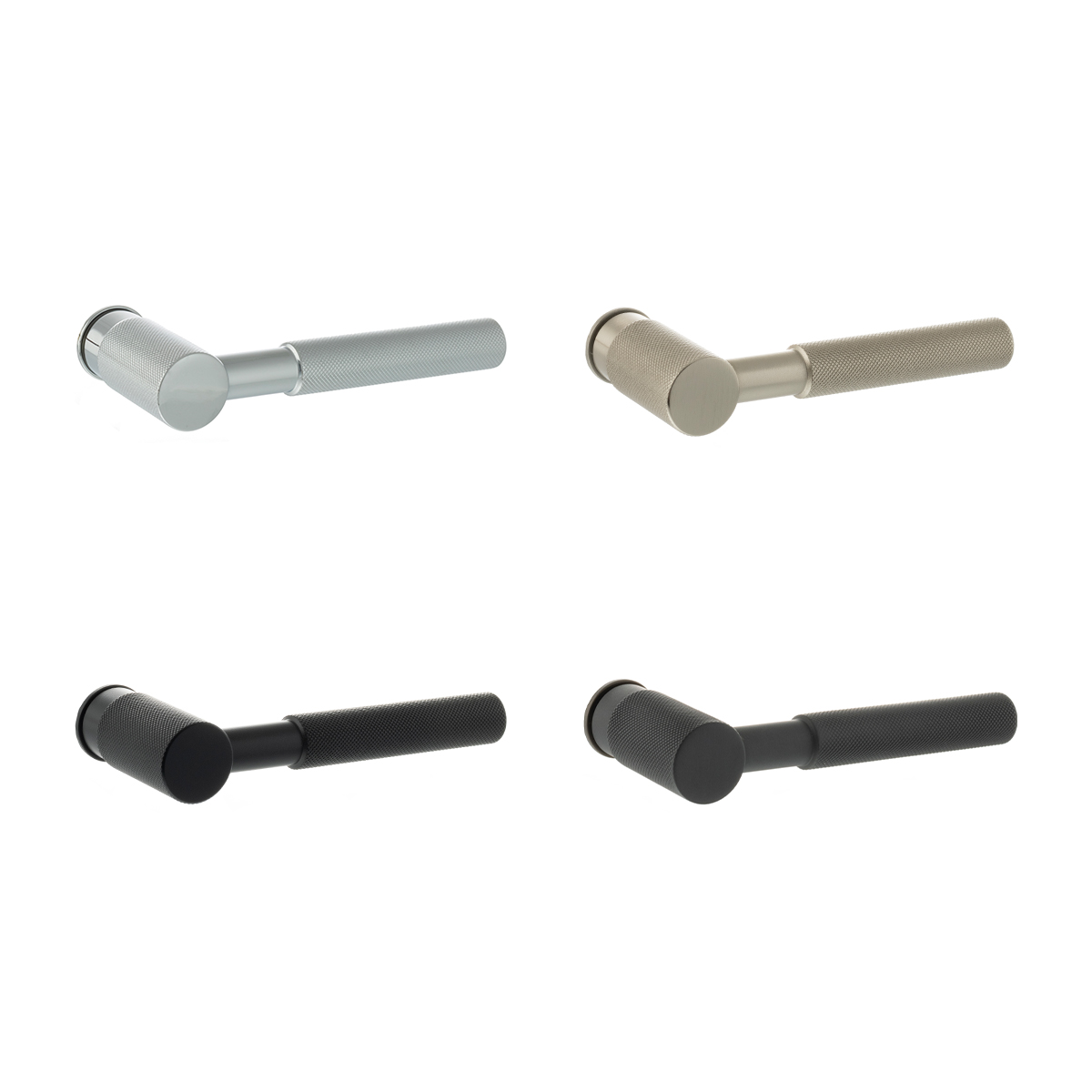 MHCR500(finish) Millhouse Brass Mason Lever Door Handle on Concealed Round Rose - Available in 4 finishes