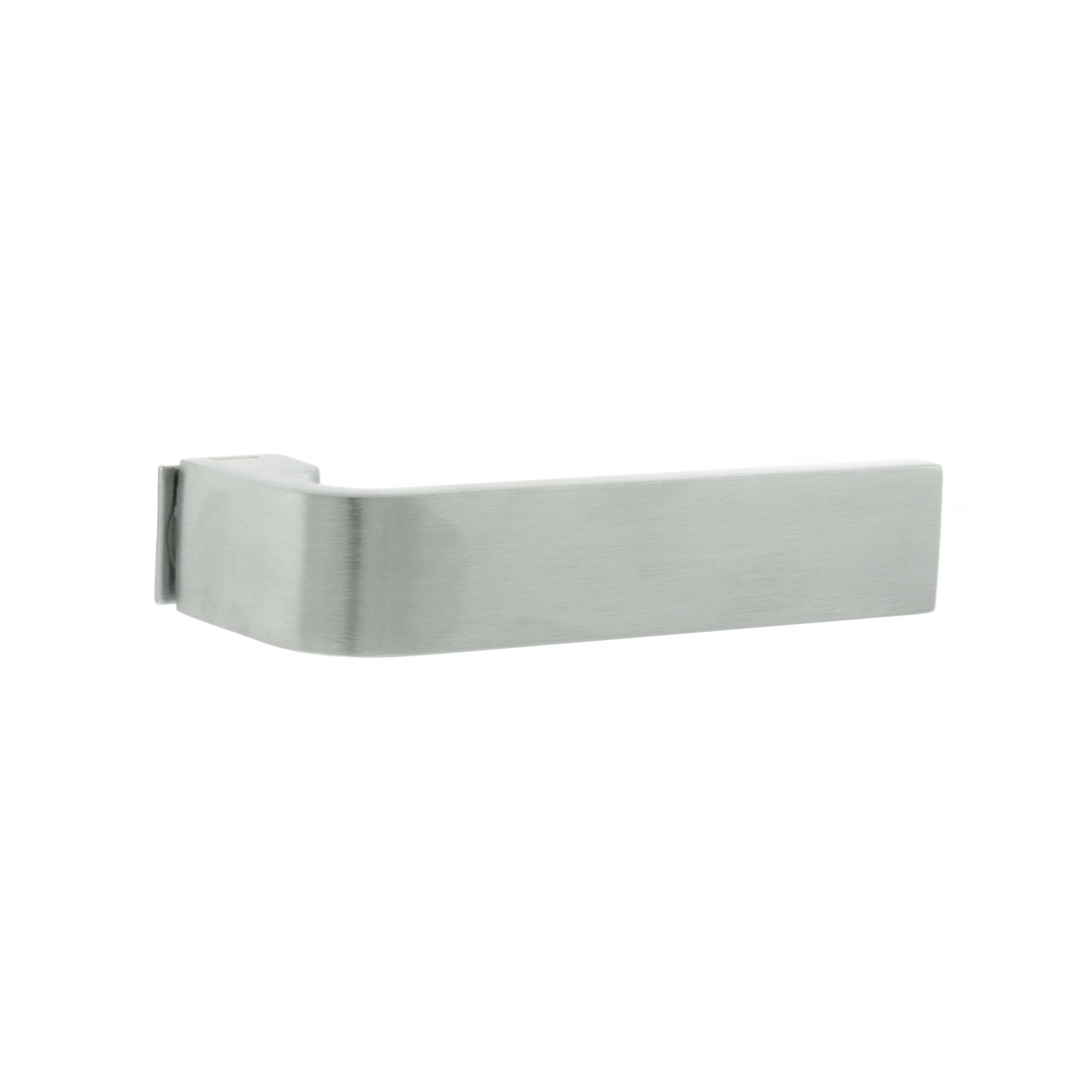 FCS413SC Forme Monza Lever Door Handle on Concealed Square Rose - Satin Chrome