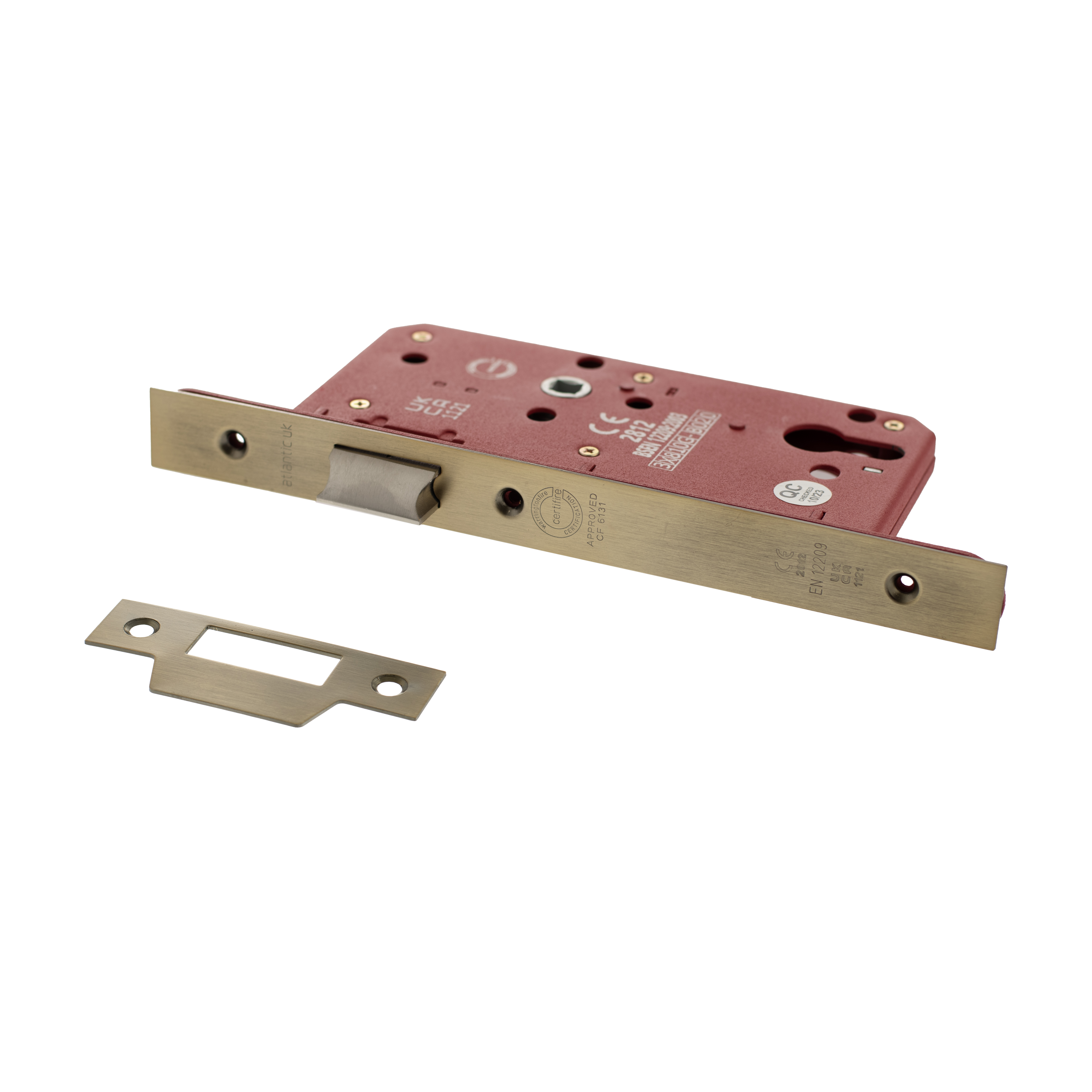 ALKDINL60MAB Atlantic DIN Latch 60mm backset - Matt Antique Brass
