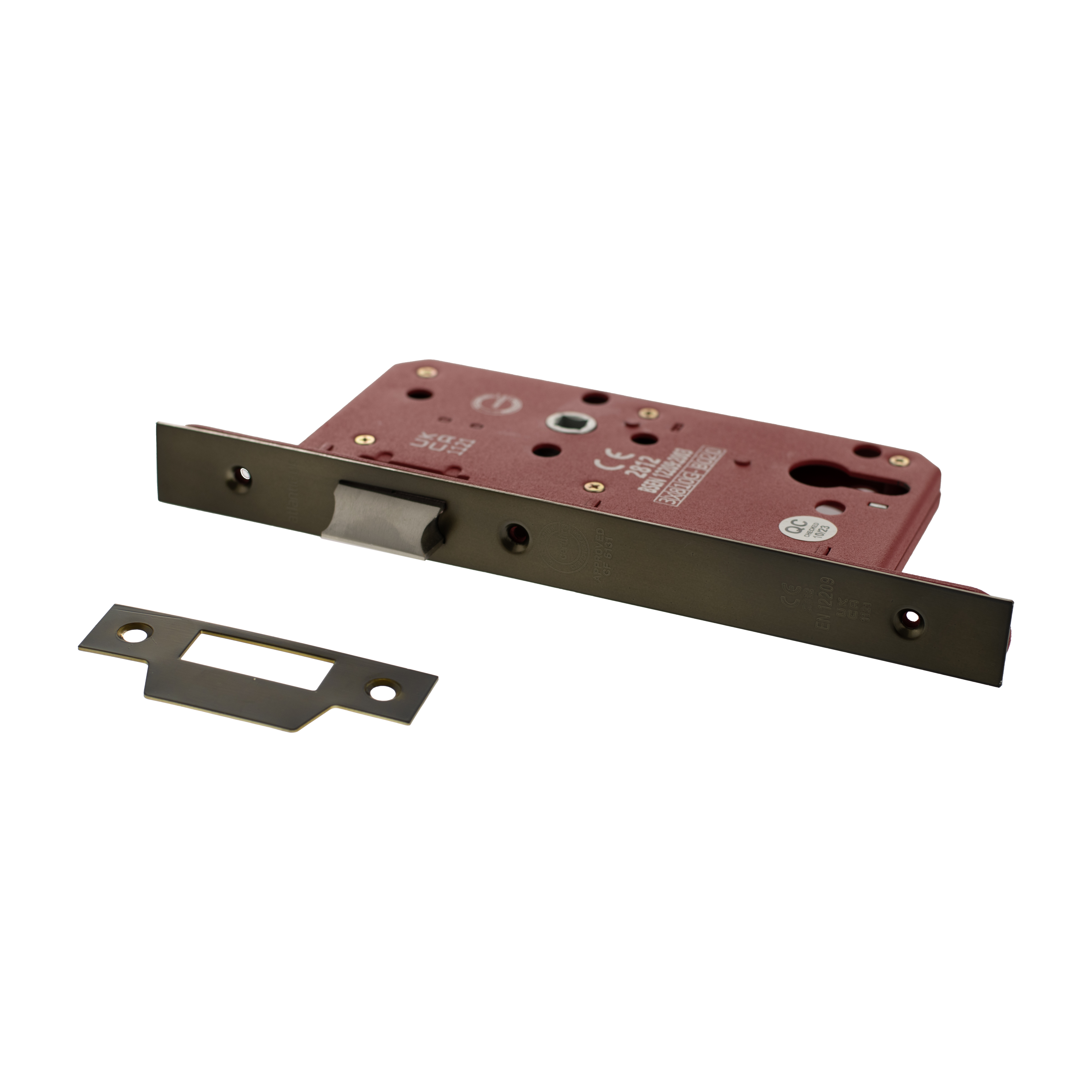 ALKDINL60UDB Atlantic DIN Latch 60mm backset - Urban Dark Bronze