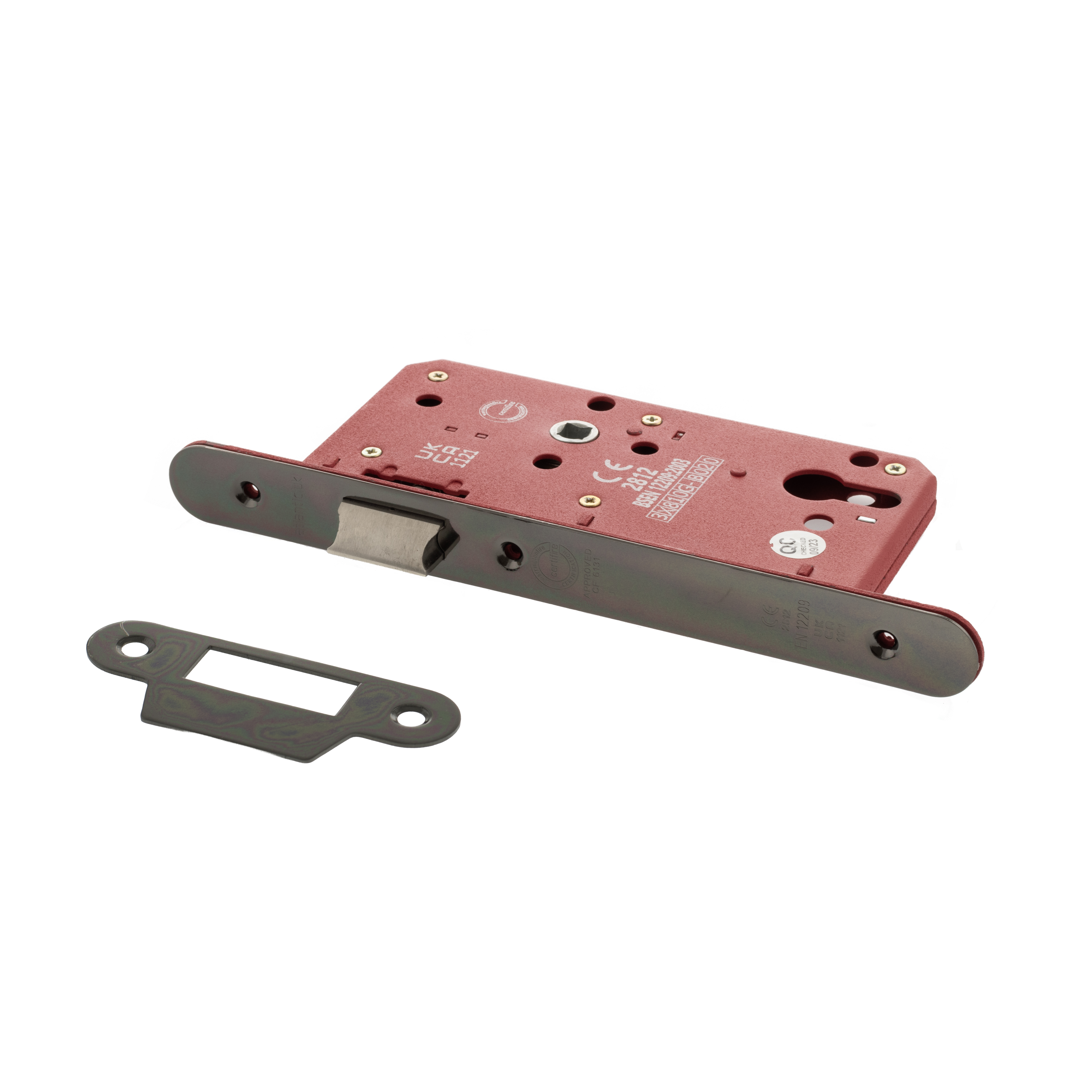 ALKDINRL60BN Atlantic DIN Radius Latch 60mm backset - Black Nickel