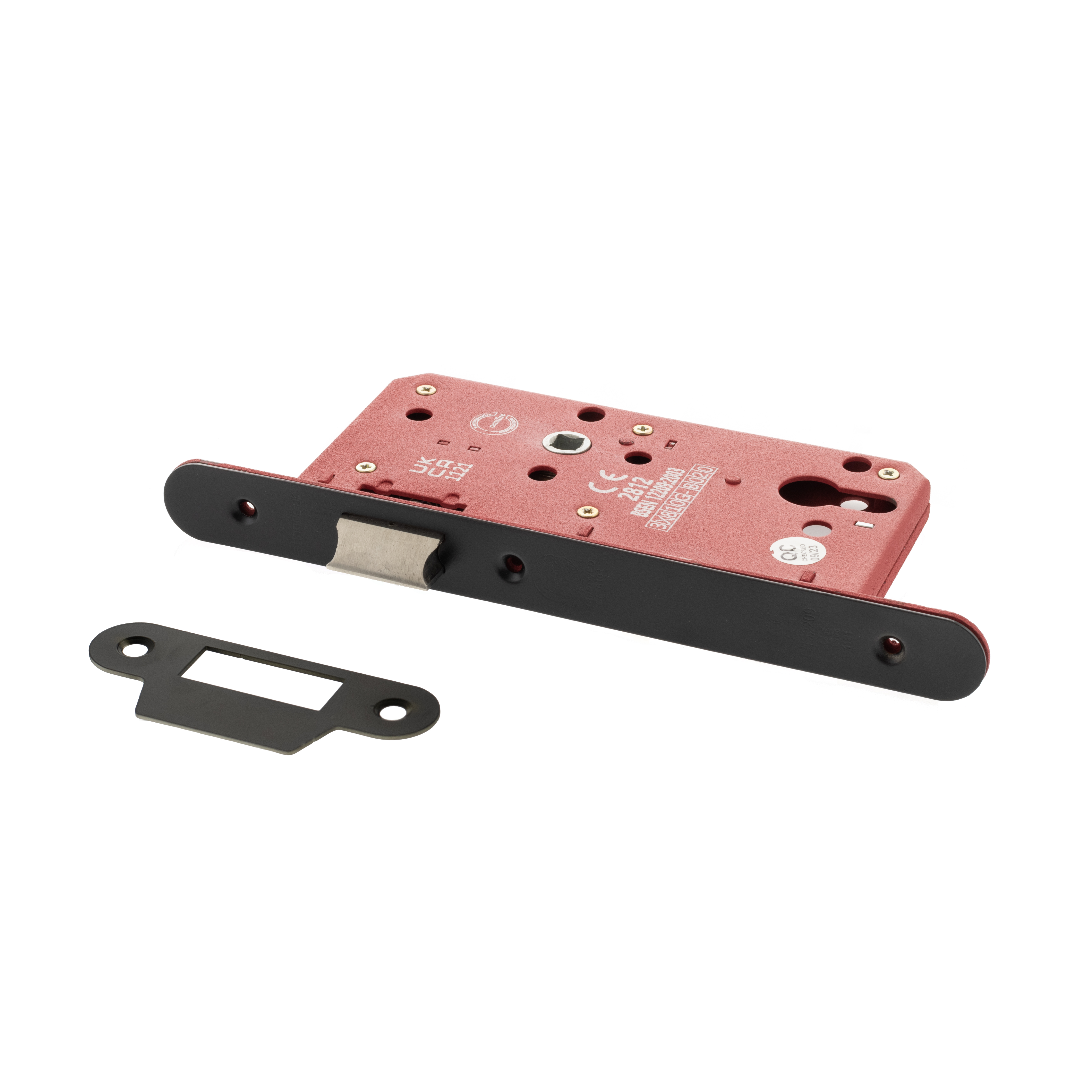 ALKDINRL60MB Atlantic DIN Radius Latch 60mm backset - Matt Black