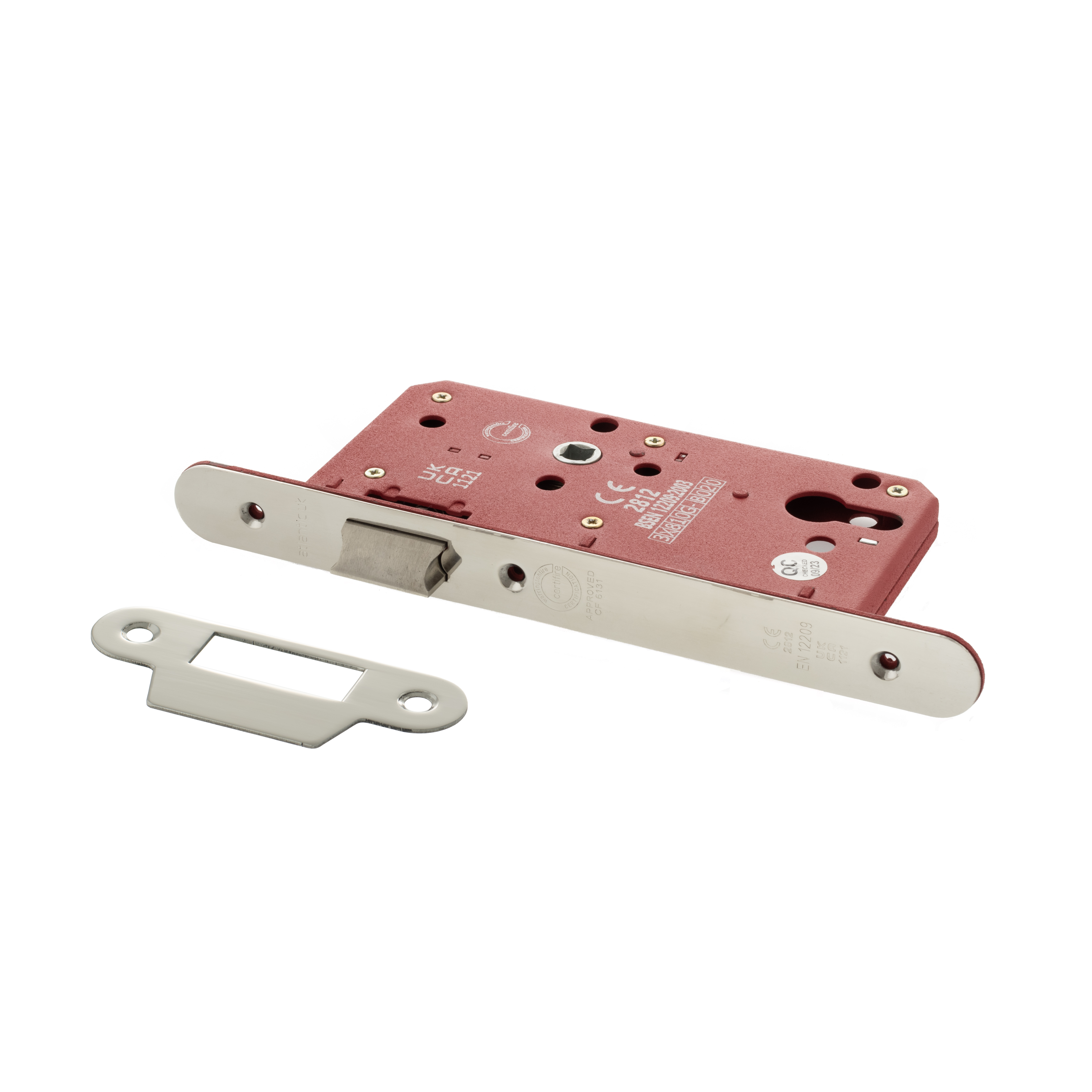 ALKDINRL60PC Atlantic DIN Radius Latch 60mm backset - Polished Chrome