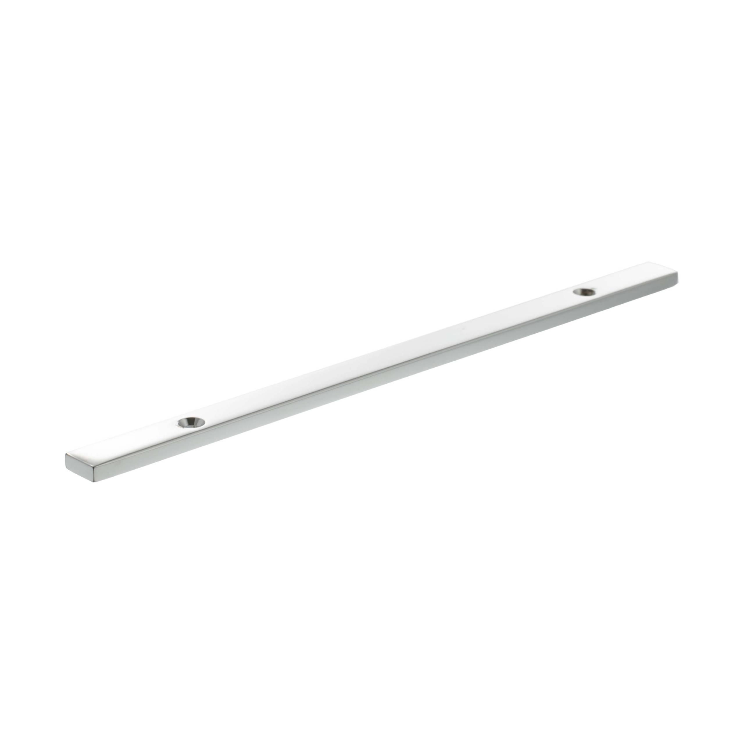 MHCBN160PC Millhouse Brass Long Narrow Cabinet Handle Backplate 160mm - Polished Chrome
