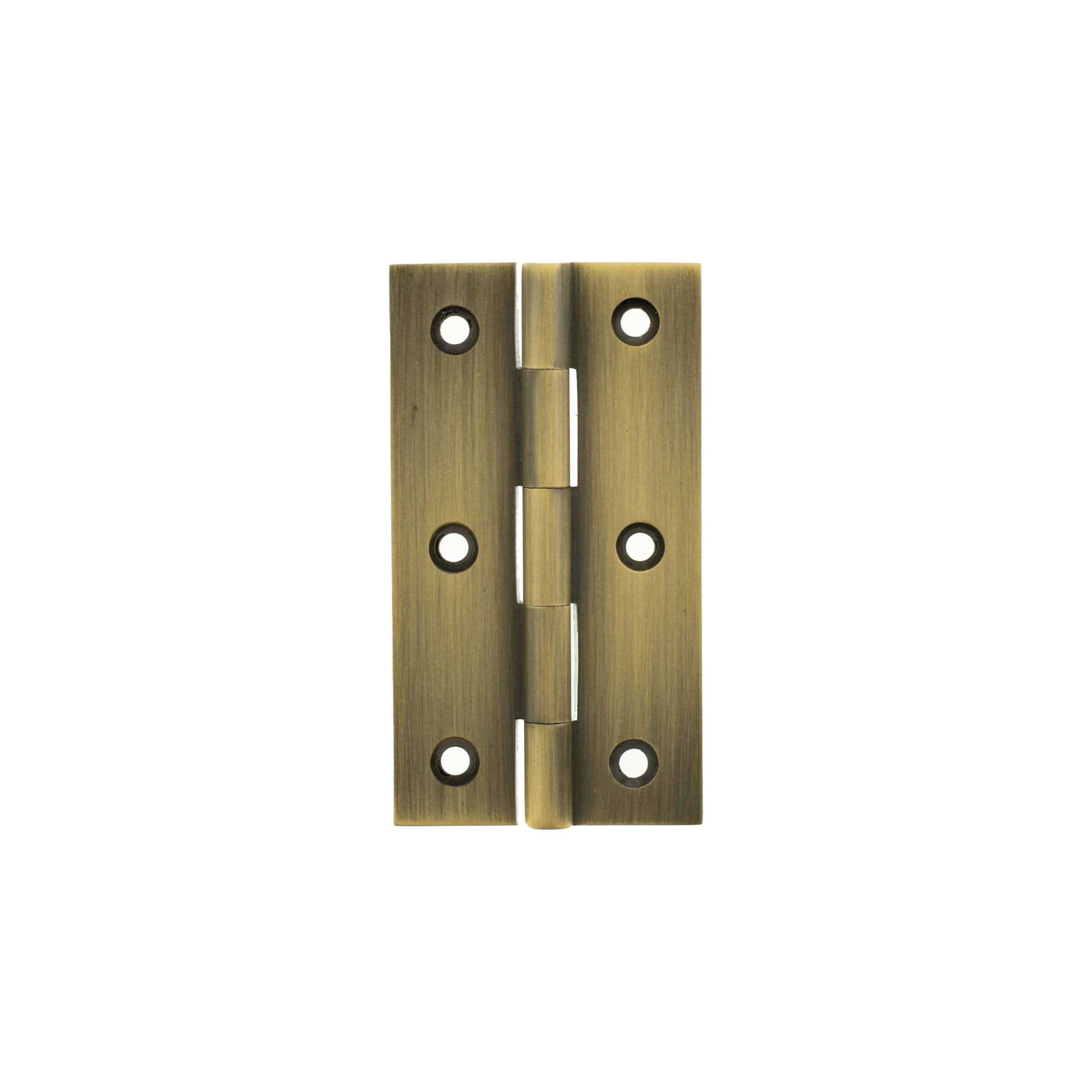 MHBH64AB Millhouse Brass Cabinet Butt Hinges 64mm x 35mm x 2mm - Antique Brass