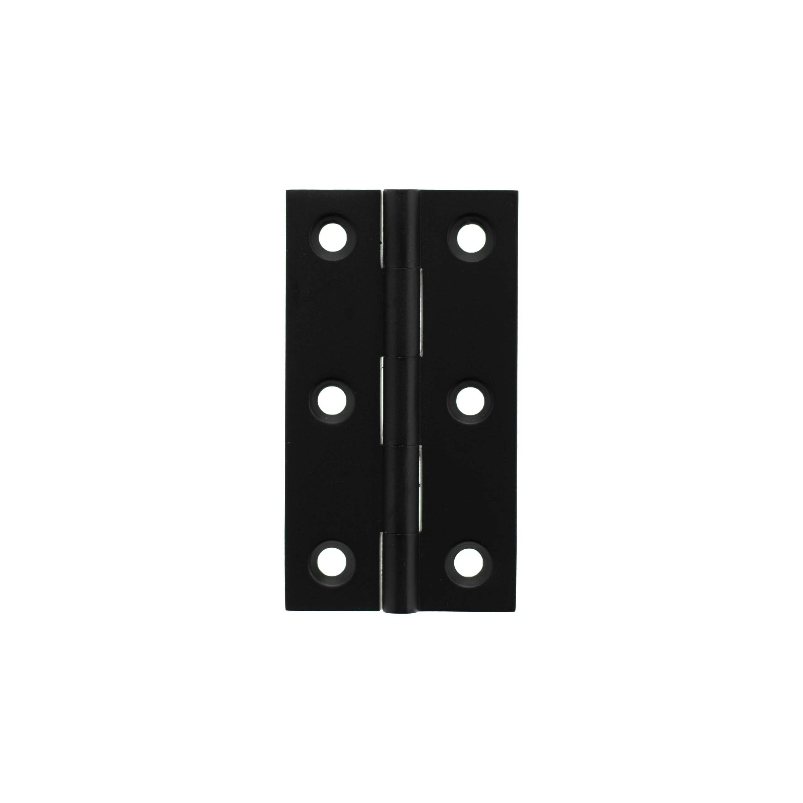 MHBH64MB Millhouse Brass Cabinet Butt Hinges 64mm x 35mm x 2mm - Matt Black