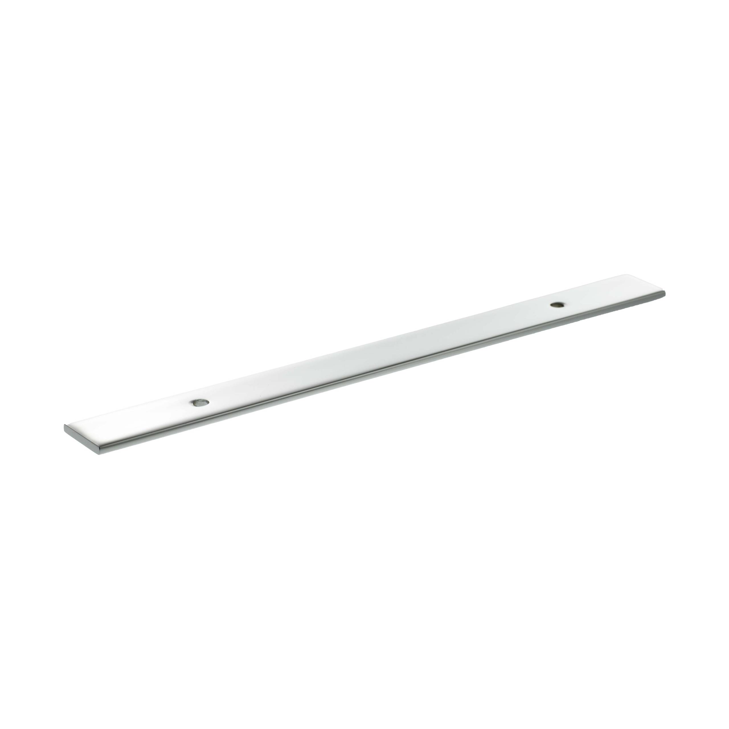 MHCBW128PC Millhouse Brass Long Wide Cabinet Handle Backplate 128mm - Polished Chrome