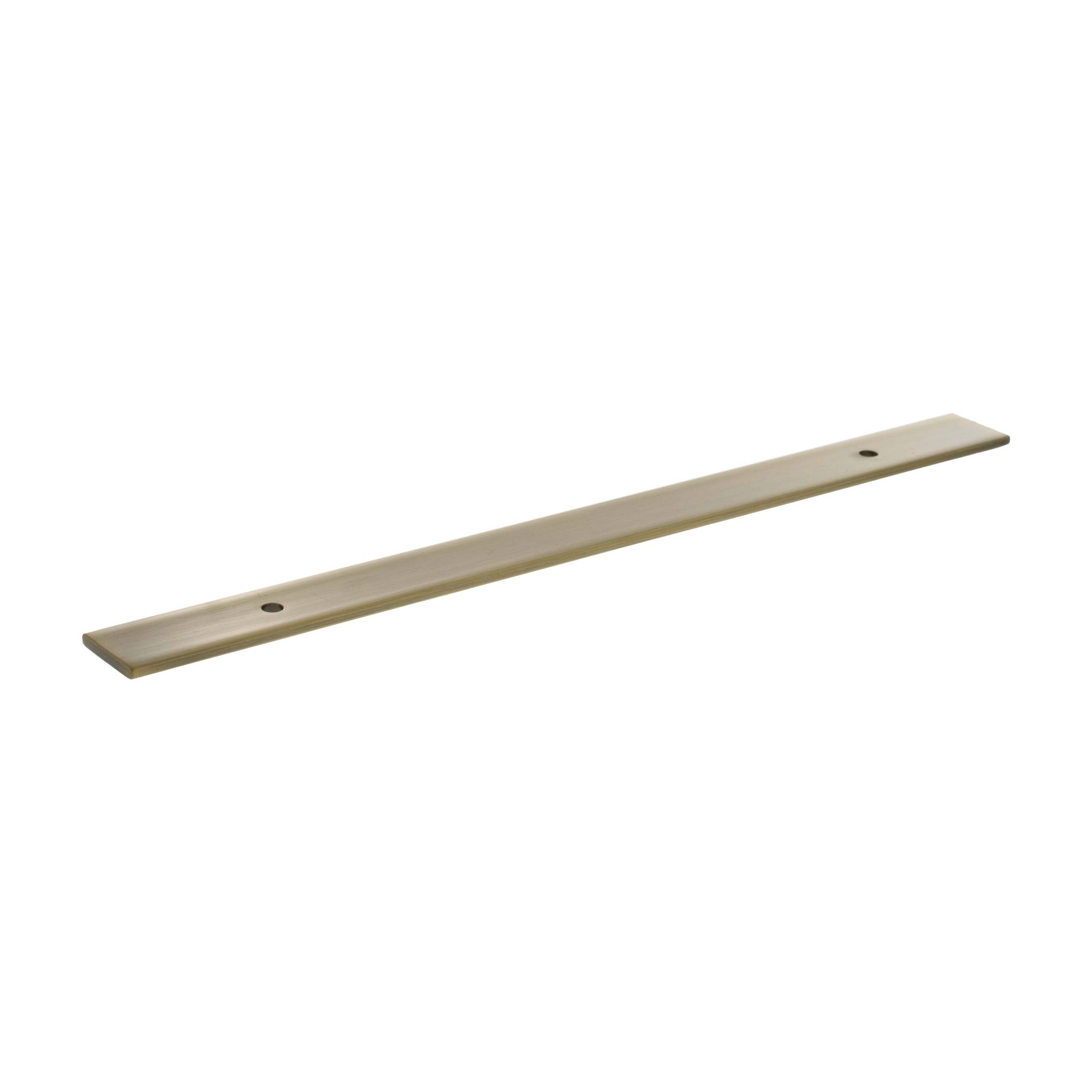 MHCBW160AB Millhouse Brass Long Wide Cabinet Handle Backplate 160mm - Antique Brass