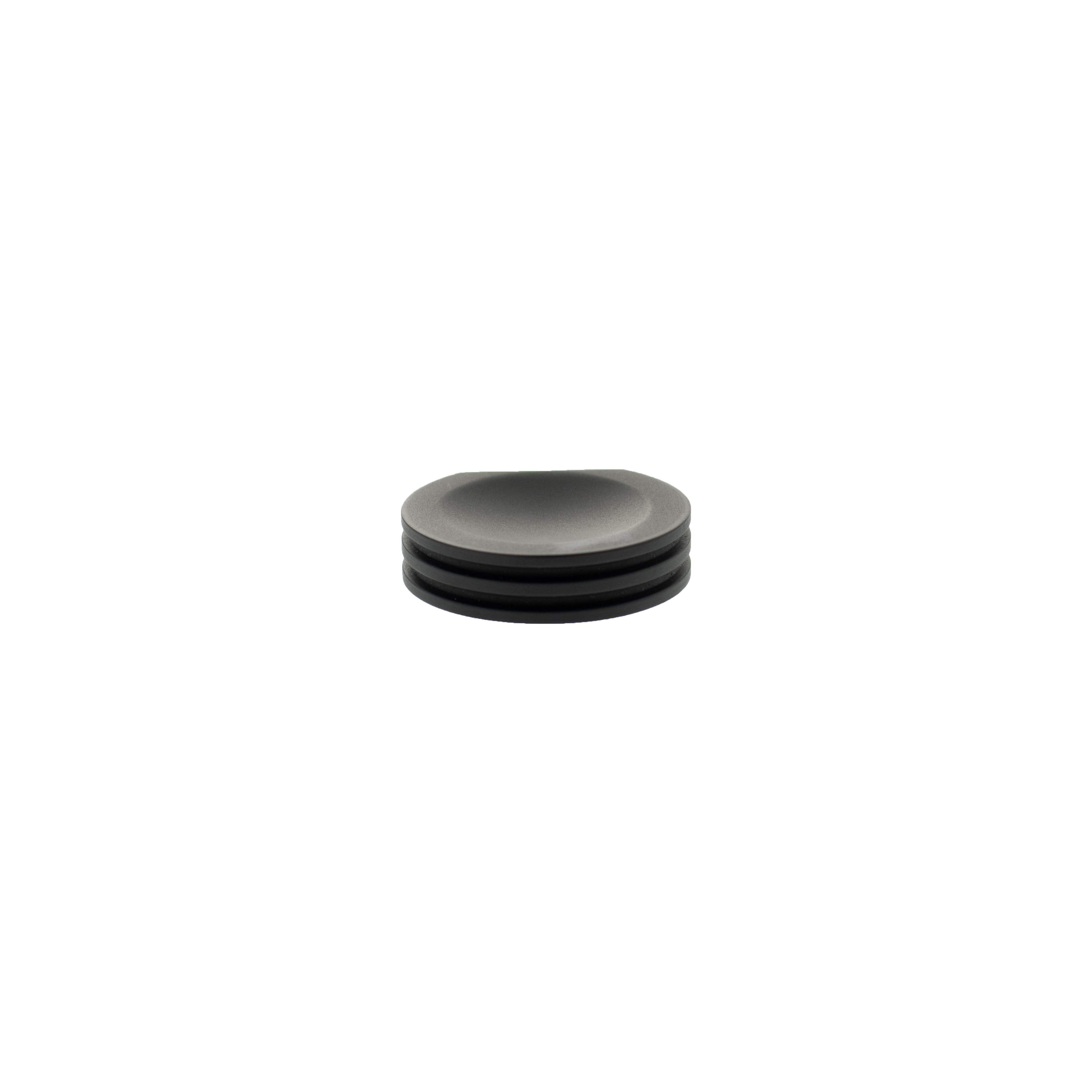 MHCL1338MB Millhouse Brass Battersea Linear Finger Pull Cabinet Knob Handle - Matt Black