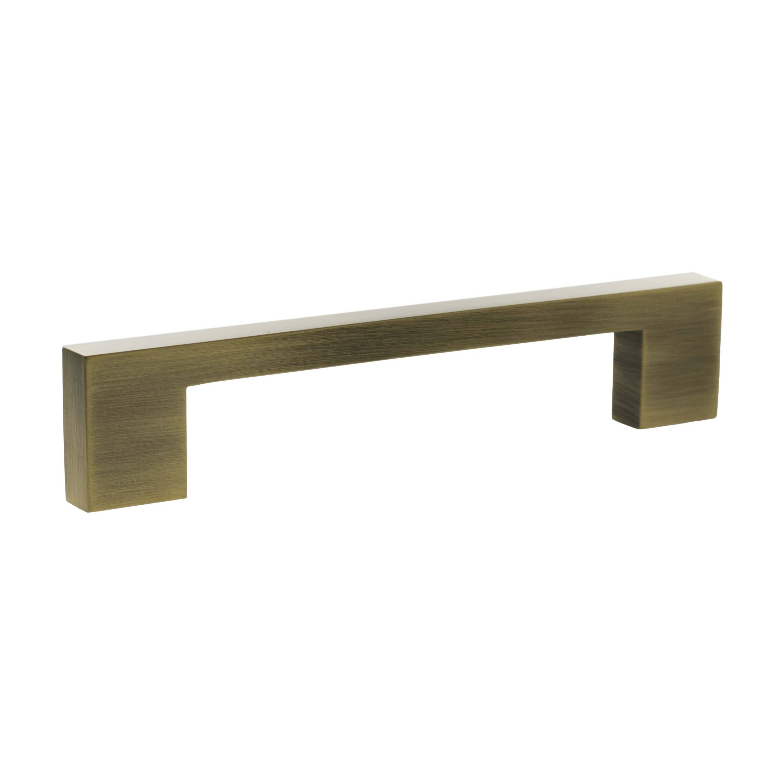 Millhouse Brass Empire Slim Cabinet Pull Handle 128mm - Antique Brass