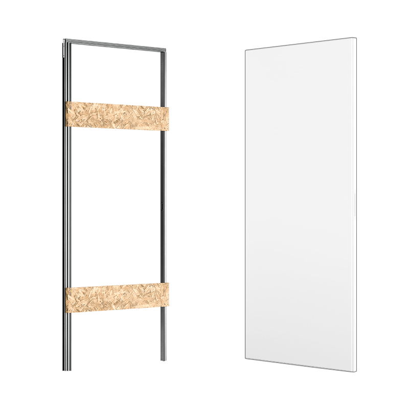 Ermetika xREVERx Frameless Reversible Swing Door - Image 2