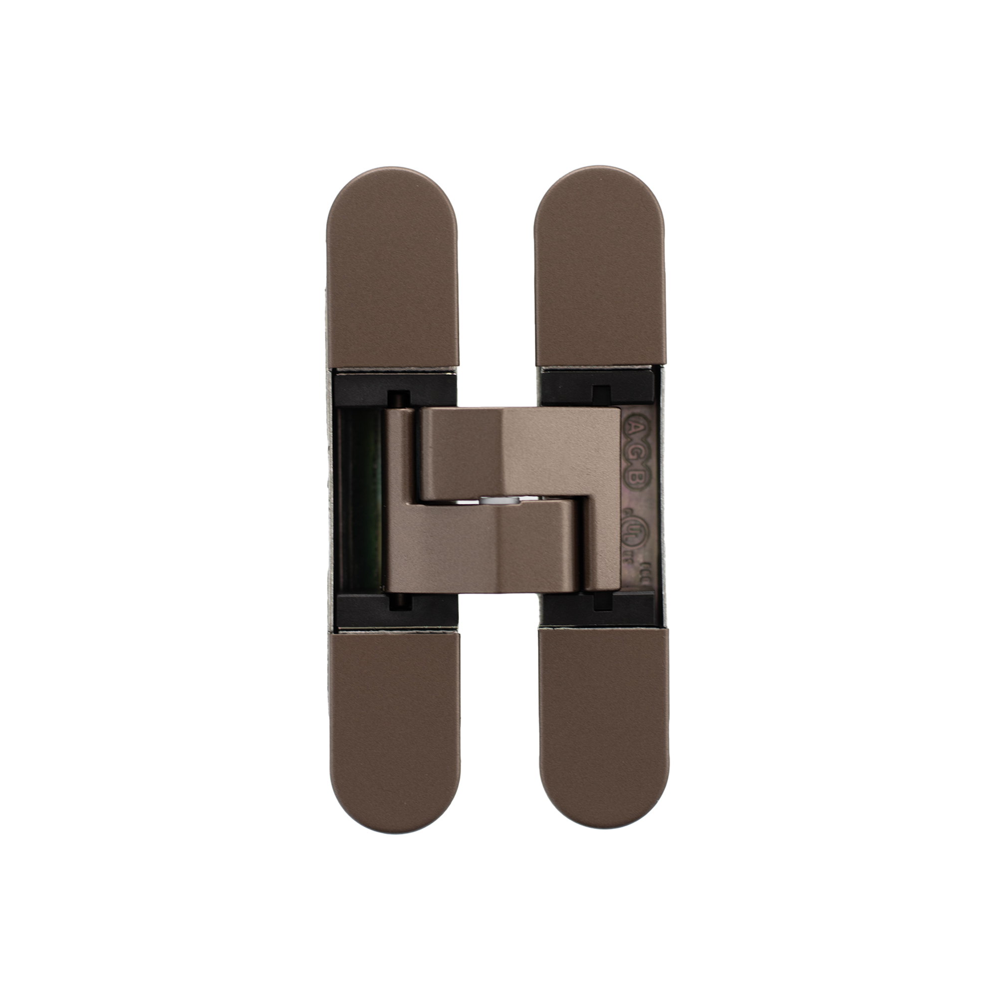AGBH32HDB AGB Eclipse 3.2 Heavy Duty Adjustable Concealed Hinge 80KG Capacity - Bronze