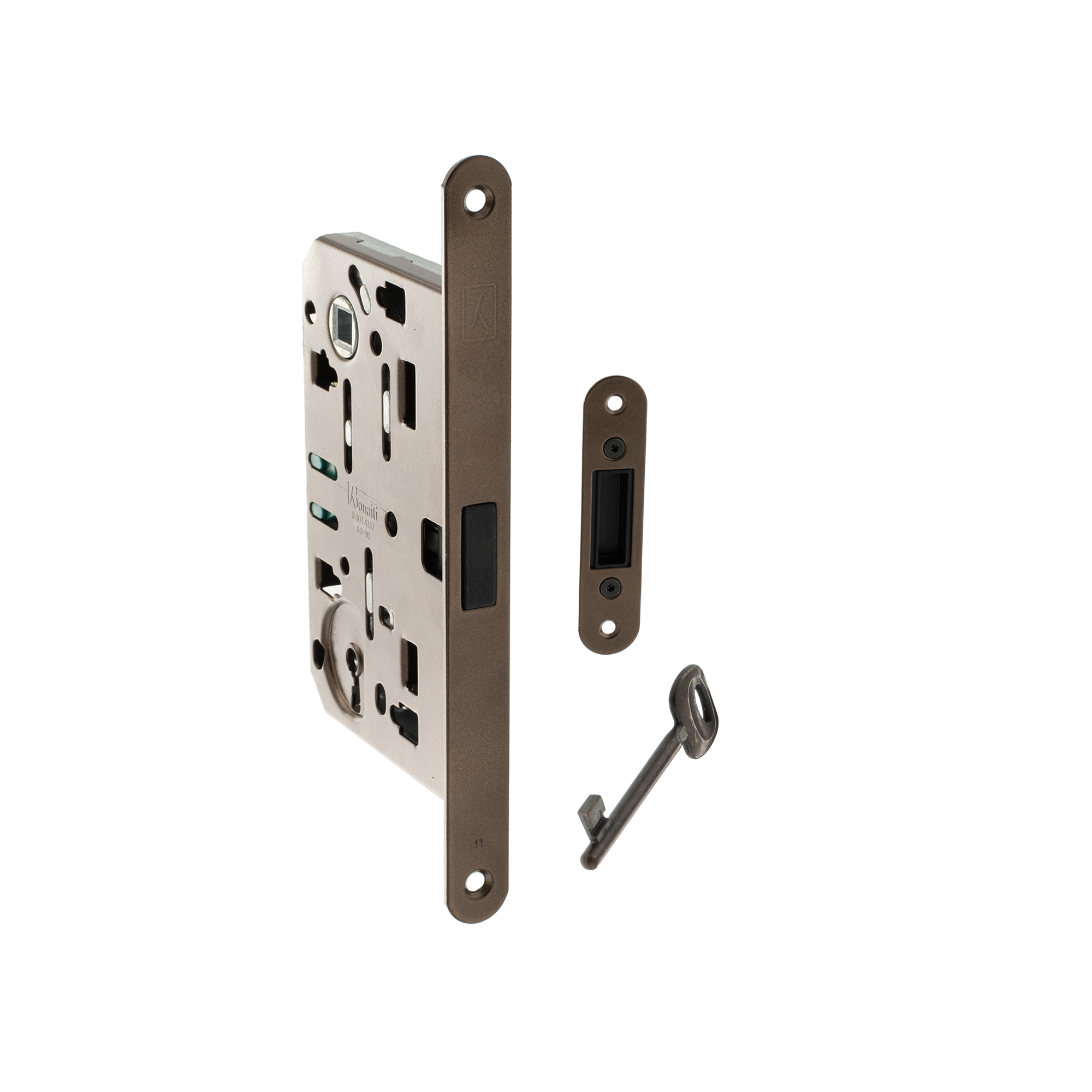 BON2XTLK60B Bonaiti Polaris 2XT Magnetic Key Sashlock 60mm backset - Bronze