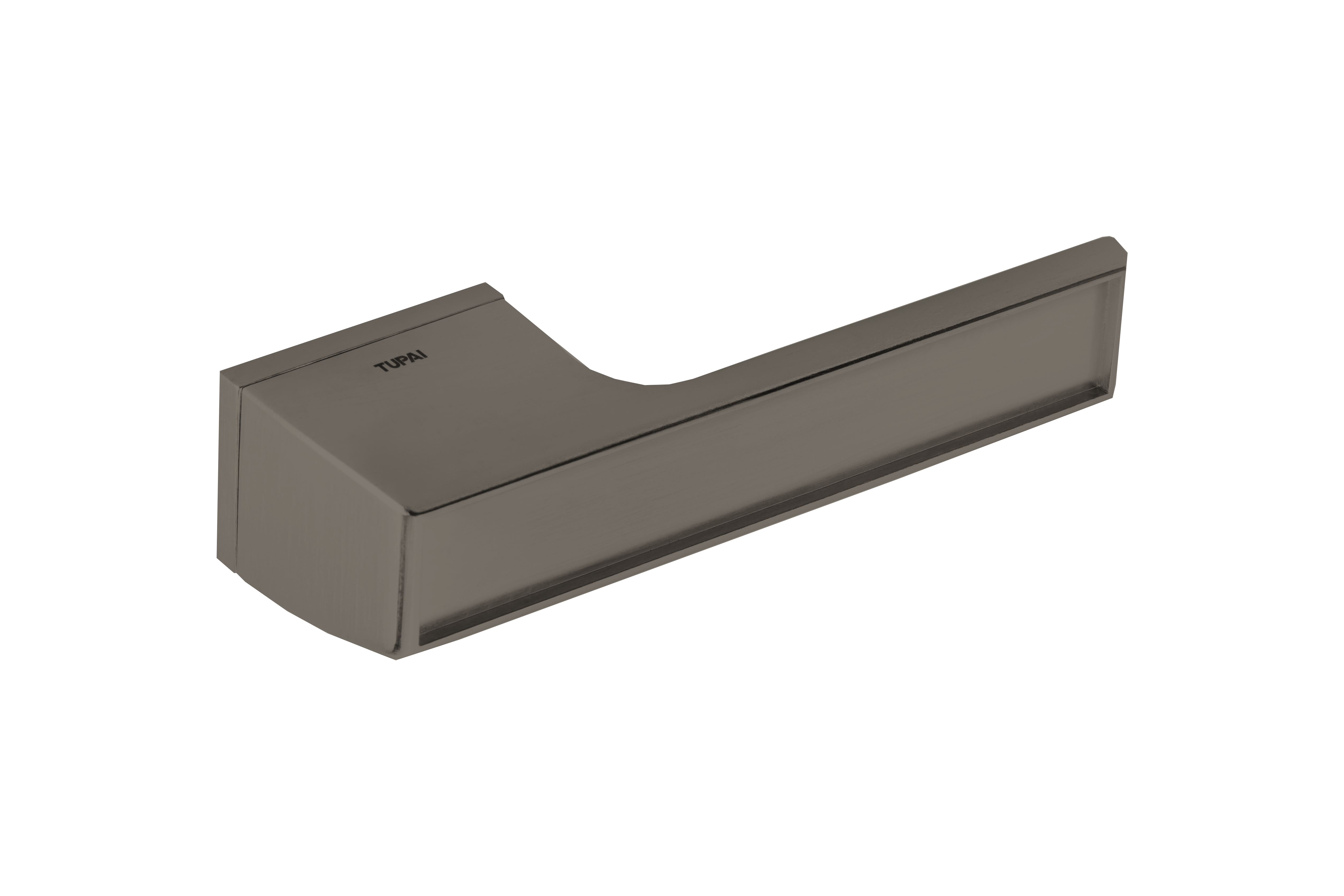 T3089LTT Tupai Rapido VersaLine Tobar Lever Door Handle on Long Rose - (Without Decorative Plate) - Titanium