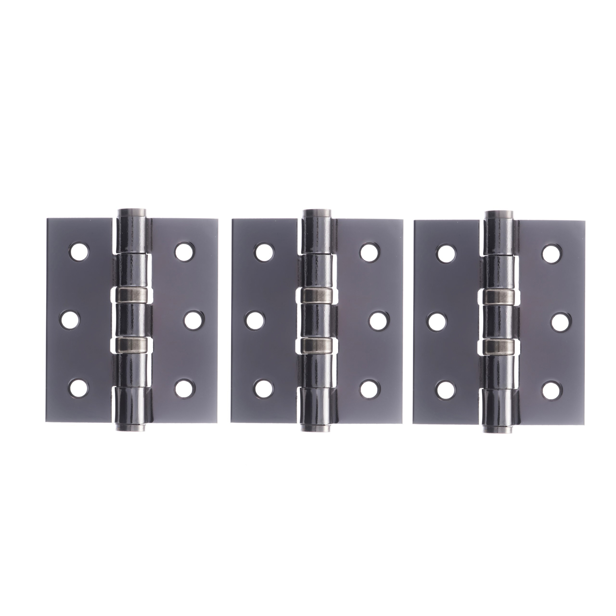 A2HB32525BN(3) Atlantic Ball Bearing Hinges 3" x 2.5" x 2.5mm set of 3 - Black Nickel