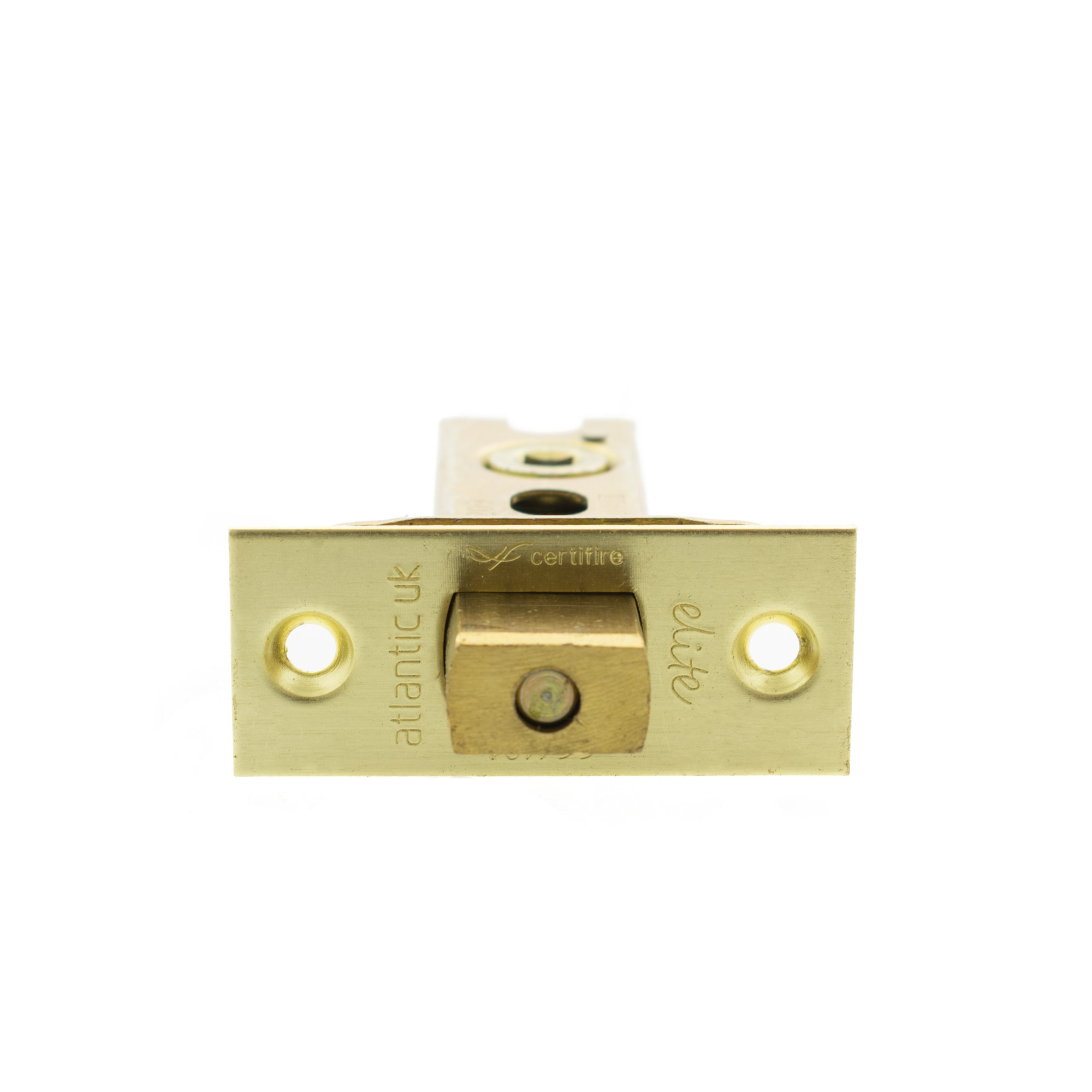 ADBCE3SB Atlantic Fire-Rated CE Marked Bolt Through Heavy Duty Tubular Deadbolt 3" - Satin Brass