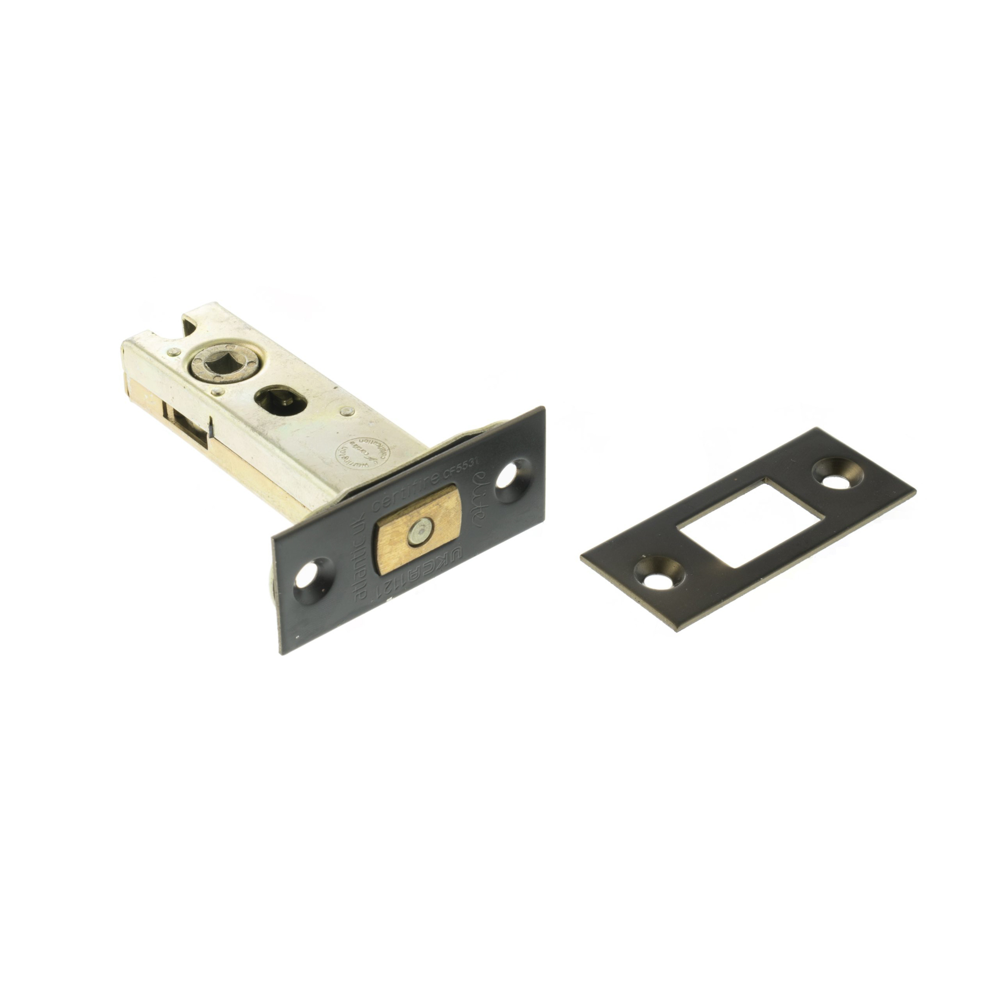 ADBCE3UDB Atlantic Fire-Rated CE Marked Bolt Through Heavy Duty Tubular Deadbolt 3" - Urban Dark Bronze