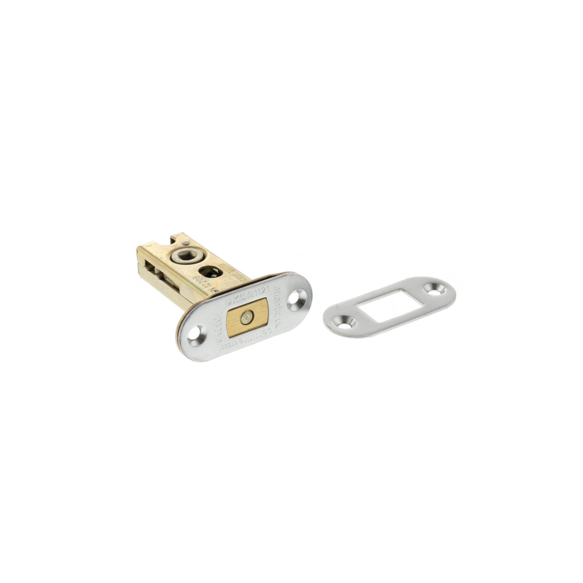 ADBRCE25SC Atlantic Radius Fire-Rated CE Marked Bolt Through Tubular Deadbolt 2.5" - Satin Chrome